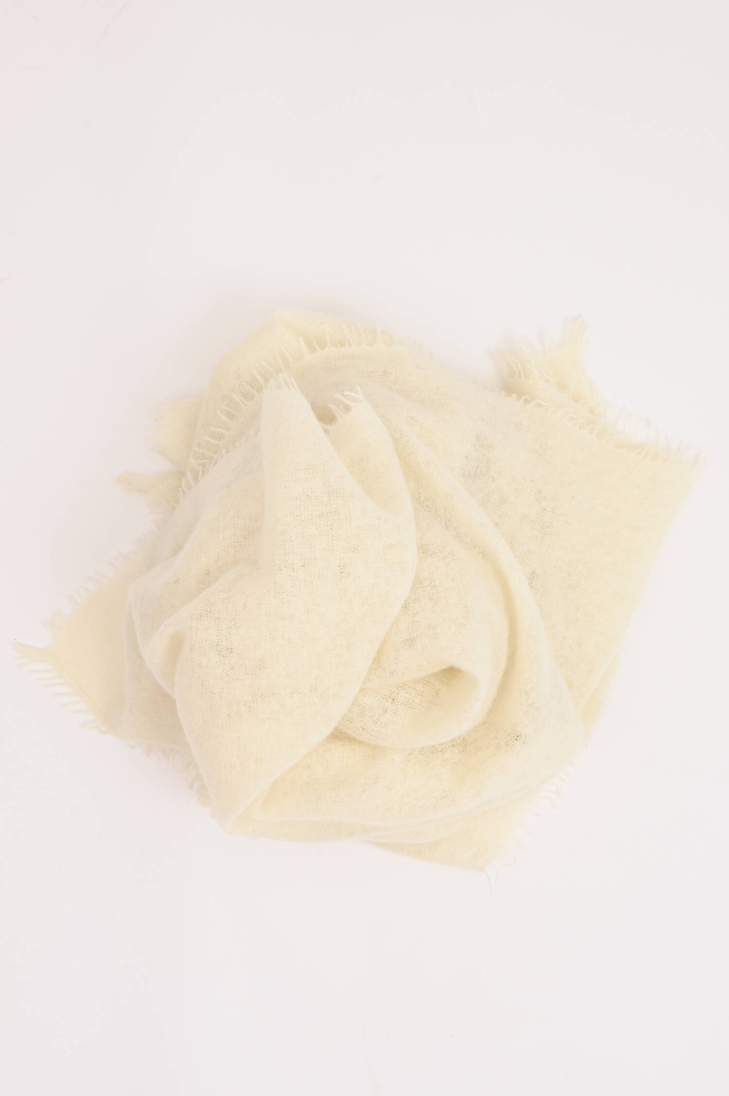 Cashmere-Schal in Creme