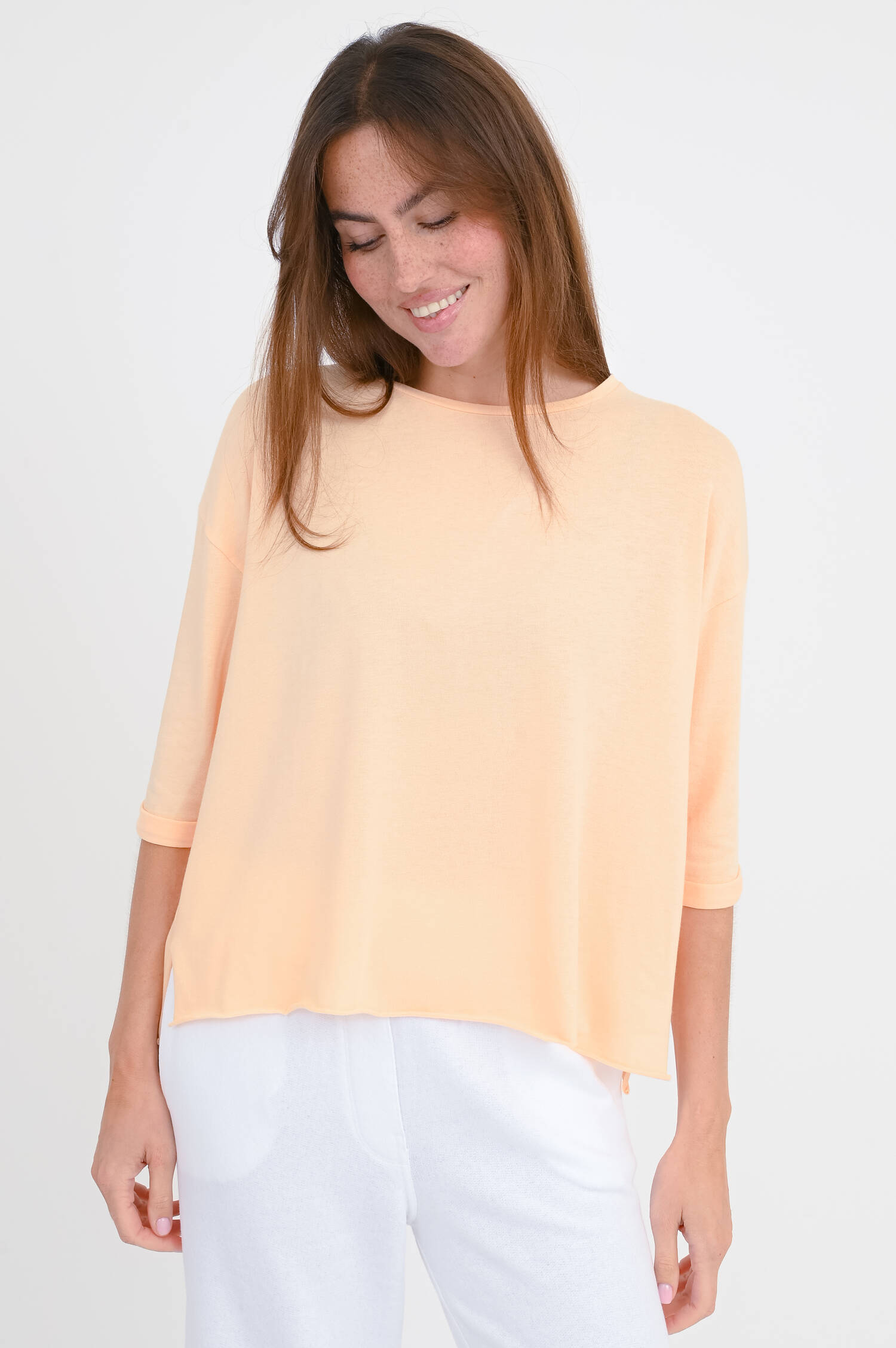 Oversize-Shirt MOLA in Peach