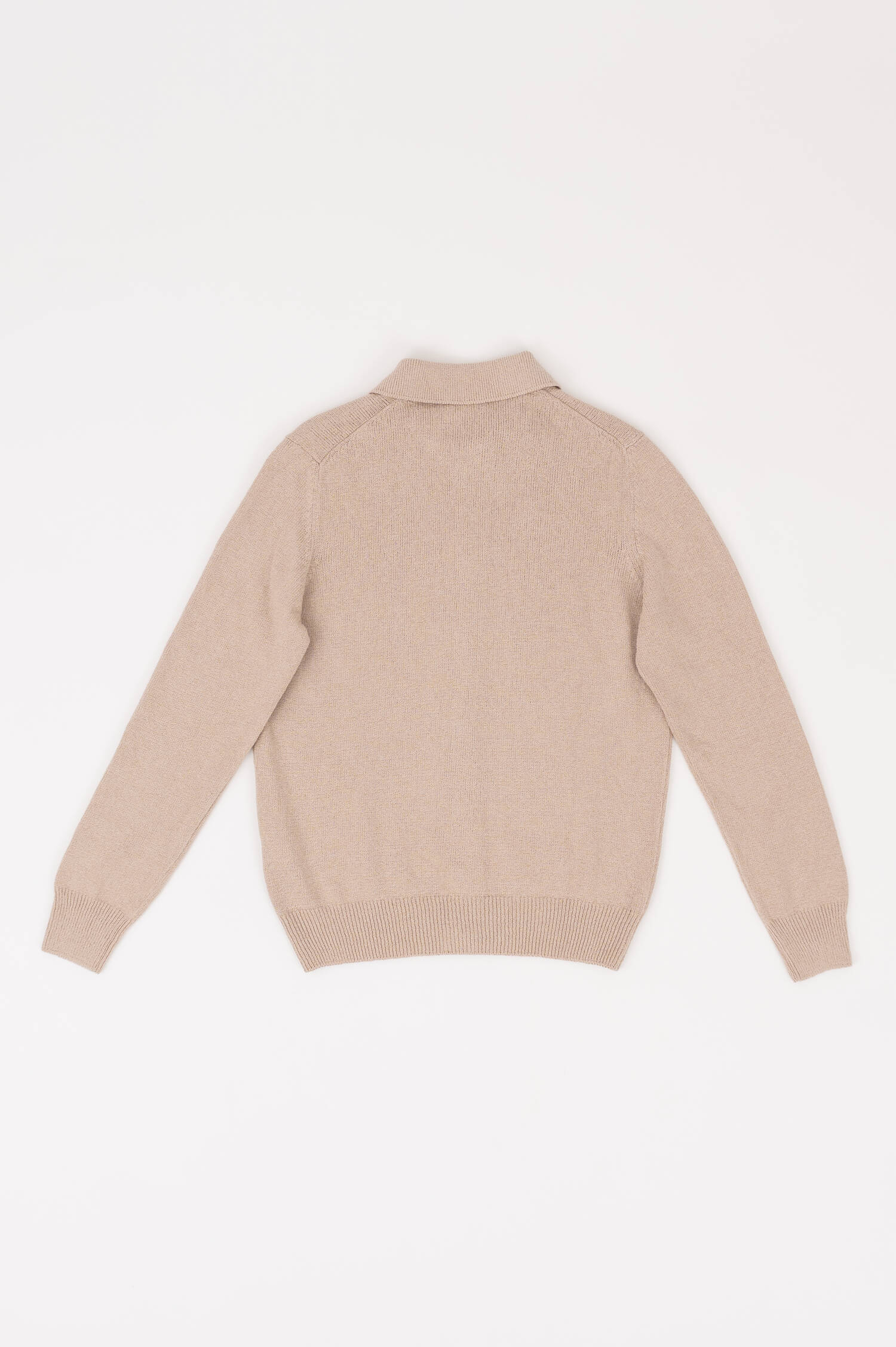 Strickjacke mit Cashmere Anteil in Beige