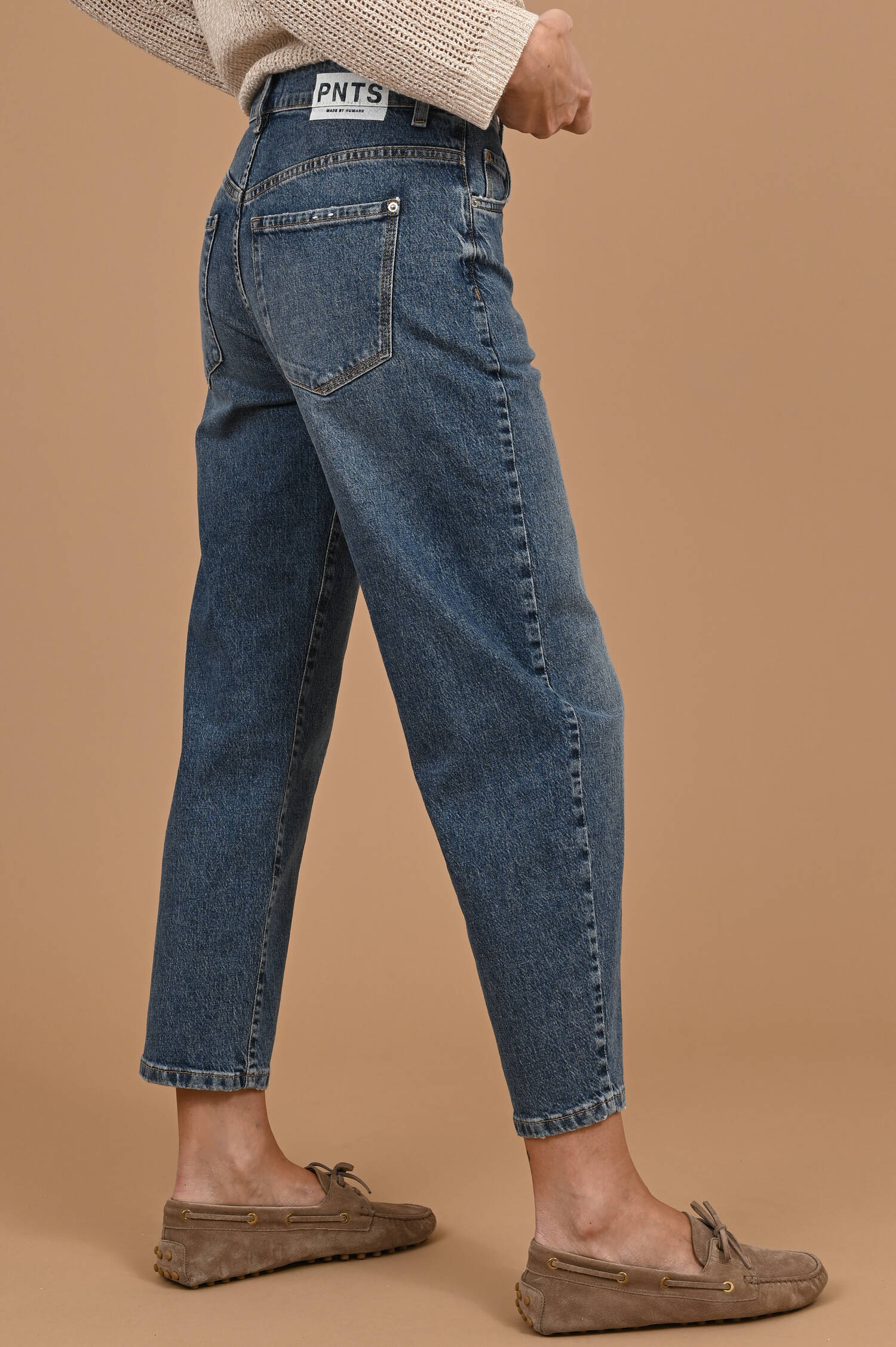 O-Shape Jeans in Mid Blue O-Shape Jeans in Mid Blue