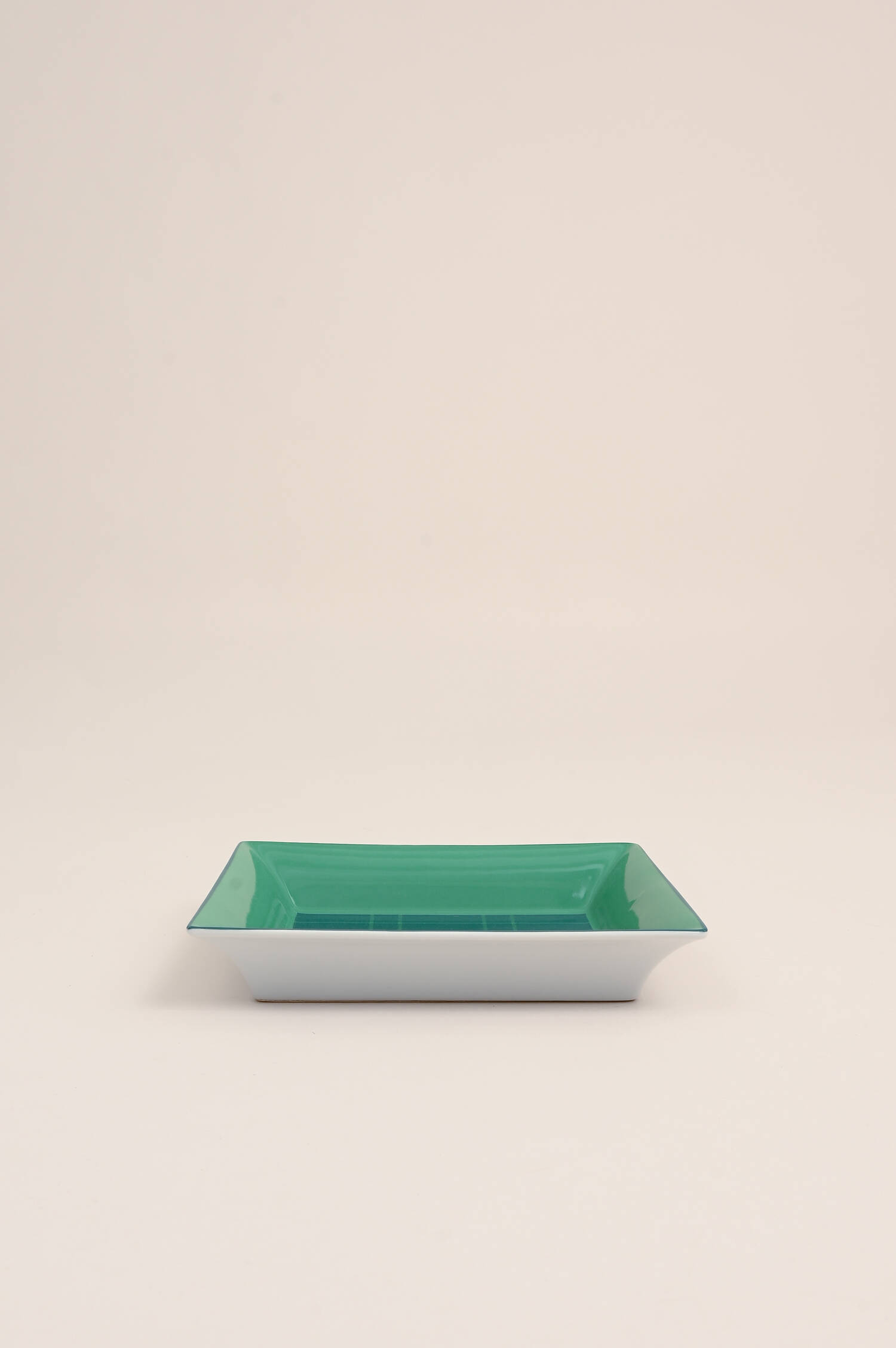 Dekoratives Tablett in Türkis/Blau