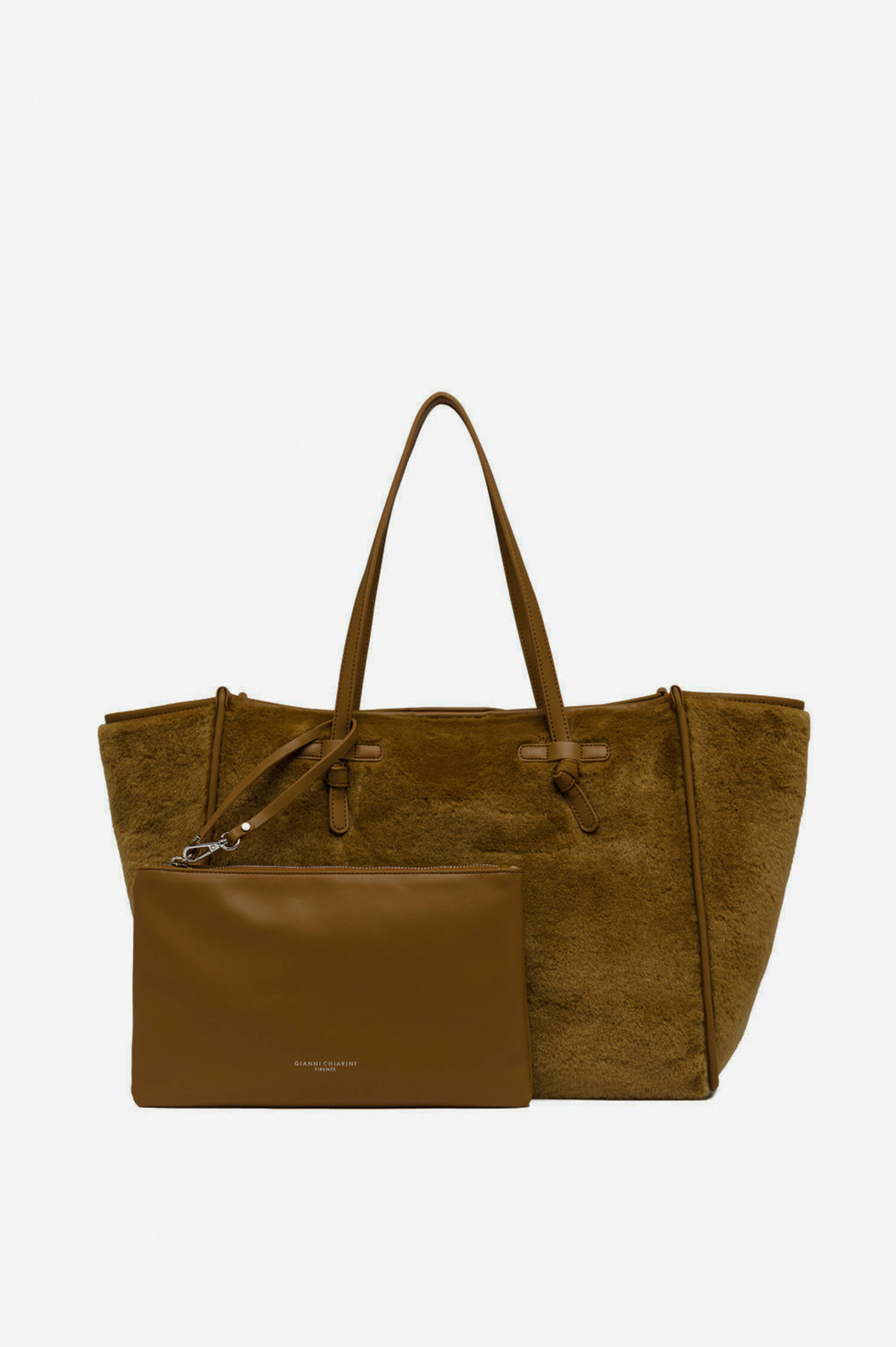 Tote Bag TEDDY in Karamellbraun