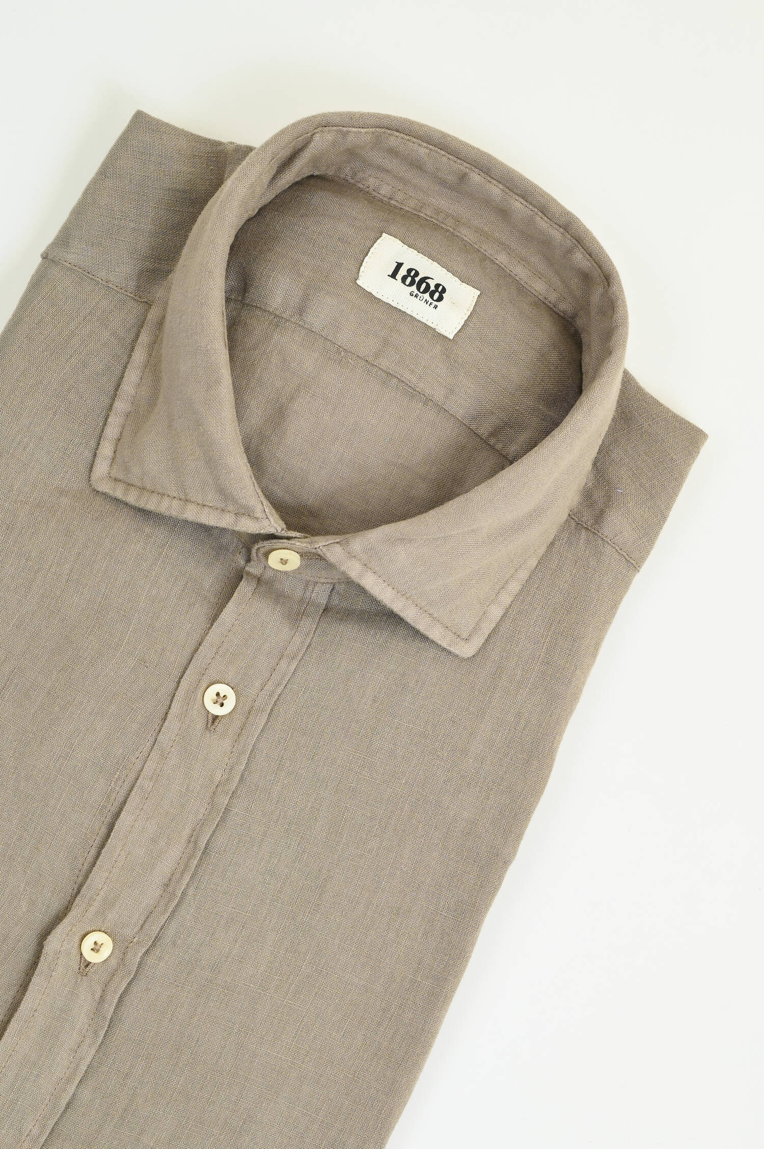 Leinenhemd in Light Olive Leinenhemd in Light Olive