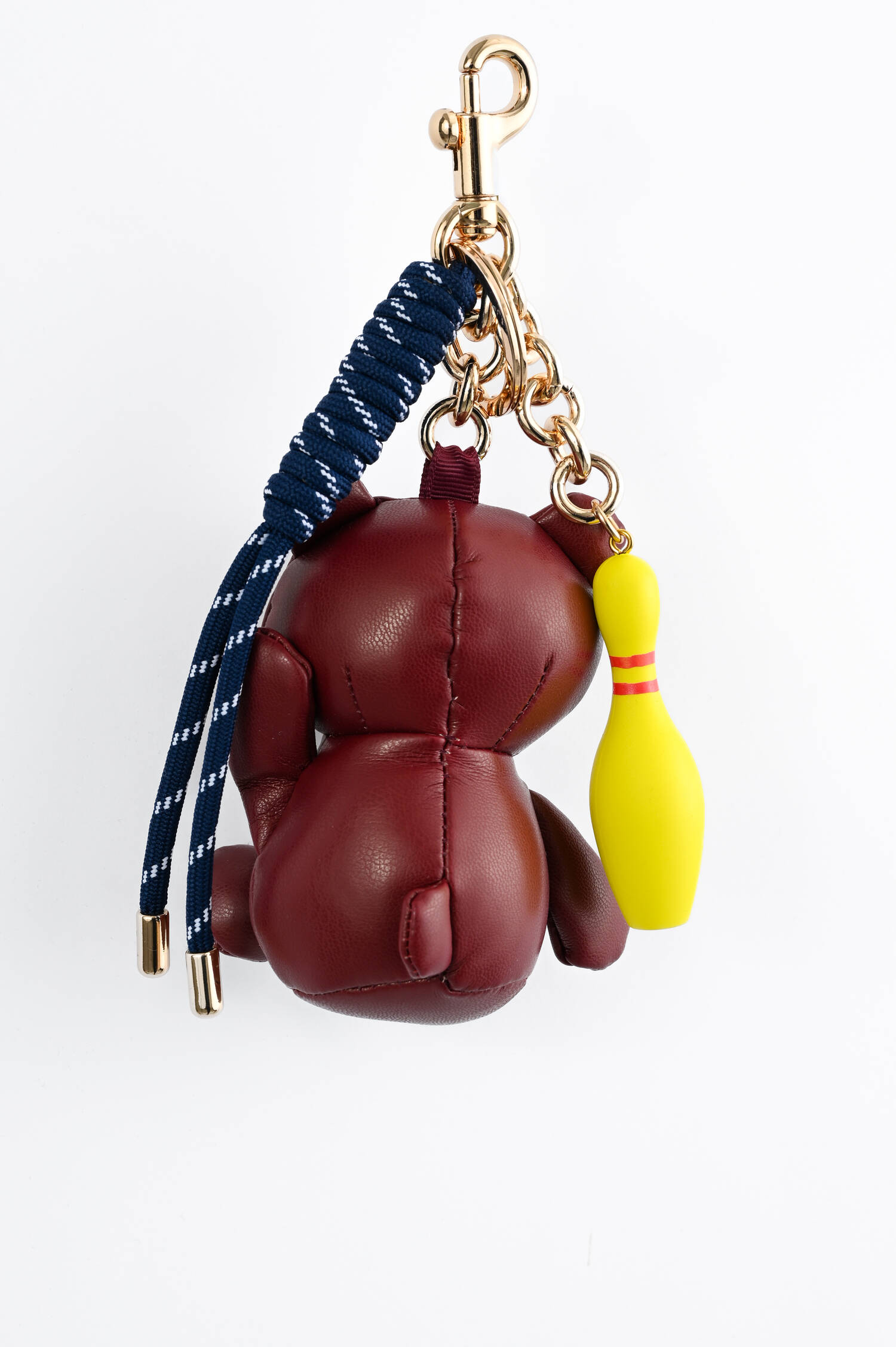 Taschenanhänger BÄR in Bordeauxrot