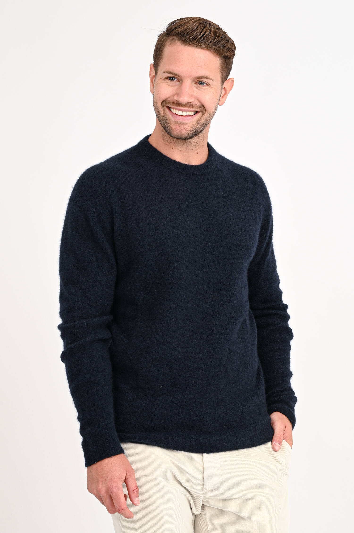 Pullover aus Cashmere in Navy Pullover aus Cashmere in Navy