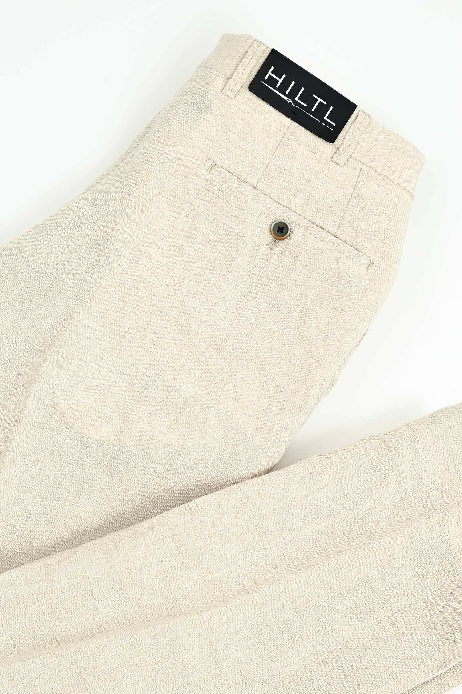  Hose PARMA aus Leinen in Sand