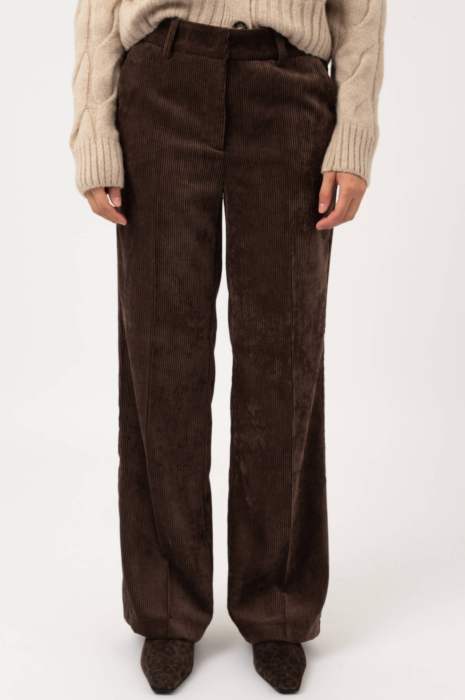 Cord-Hose AMELIE in Dunkelbraun Cord-Hose AMELIE in Dunkelbraun