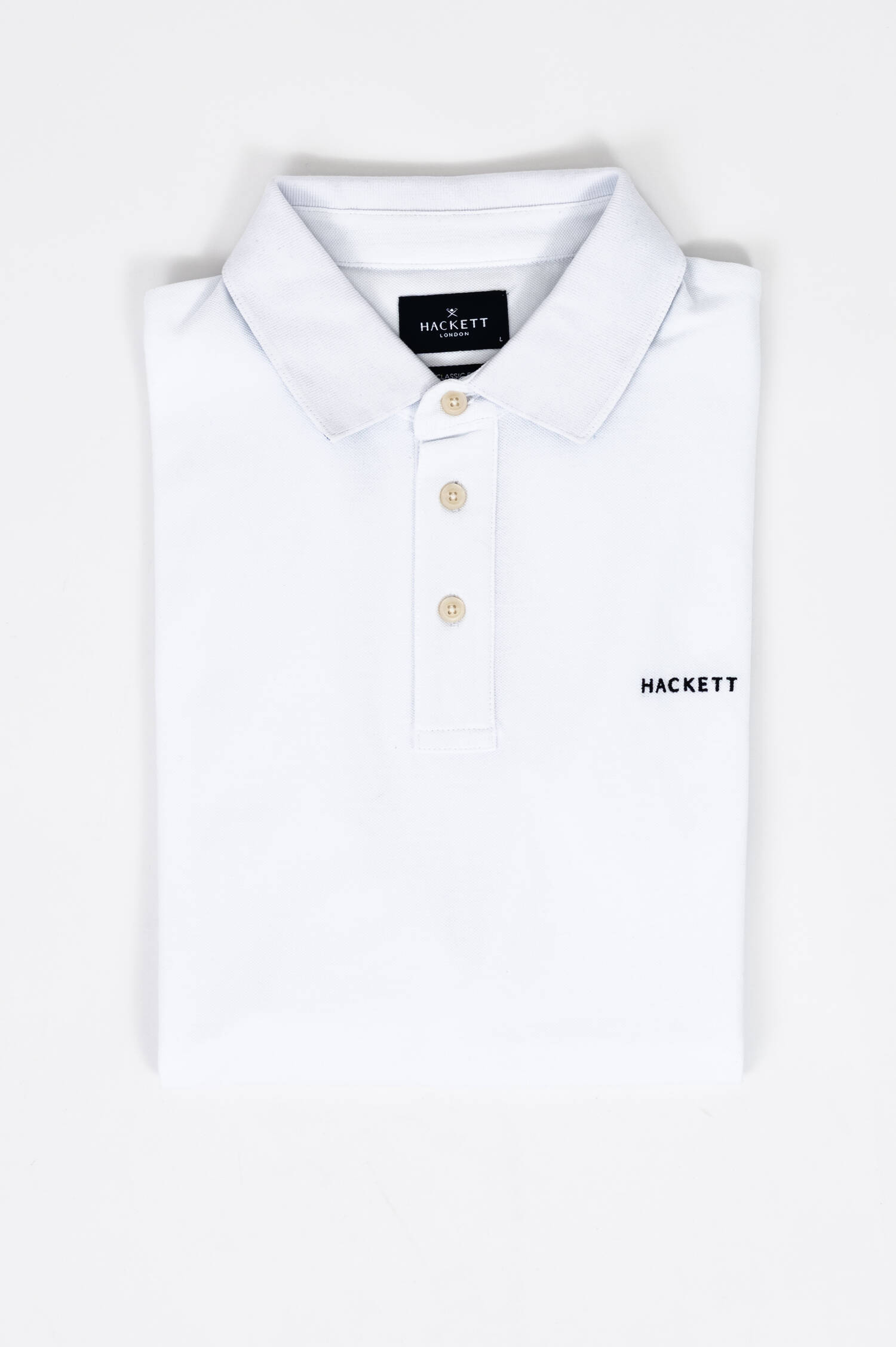 Pique Poloshirt in Weiß