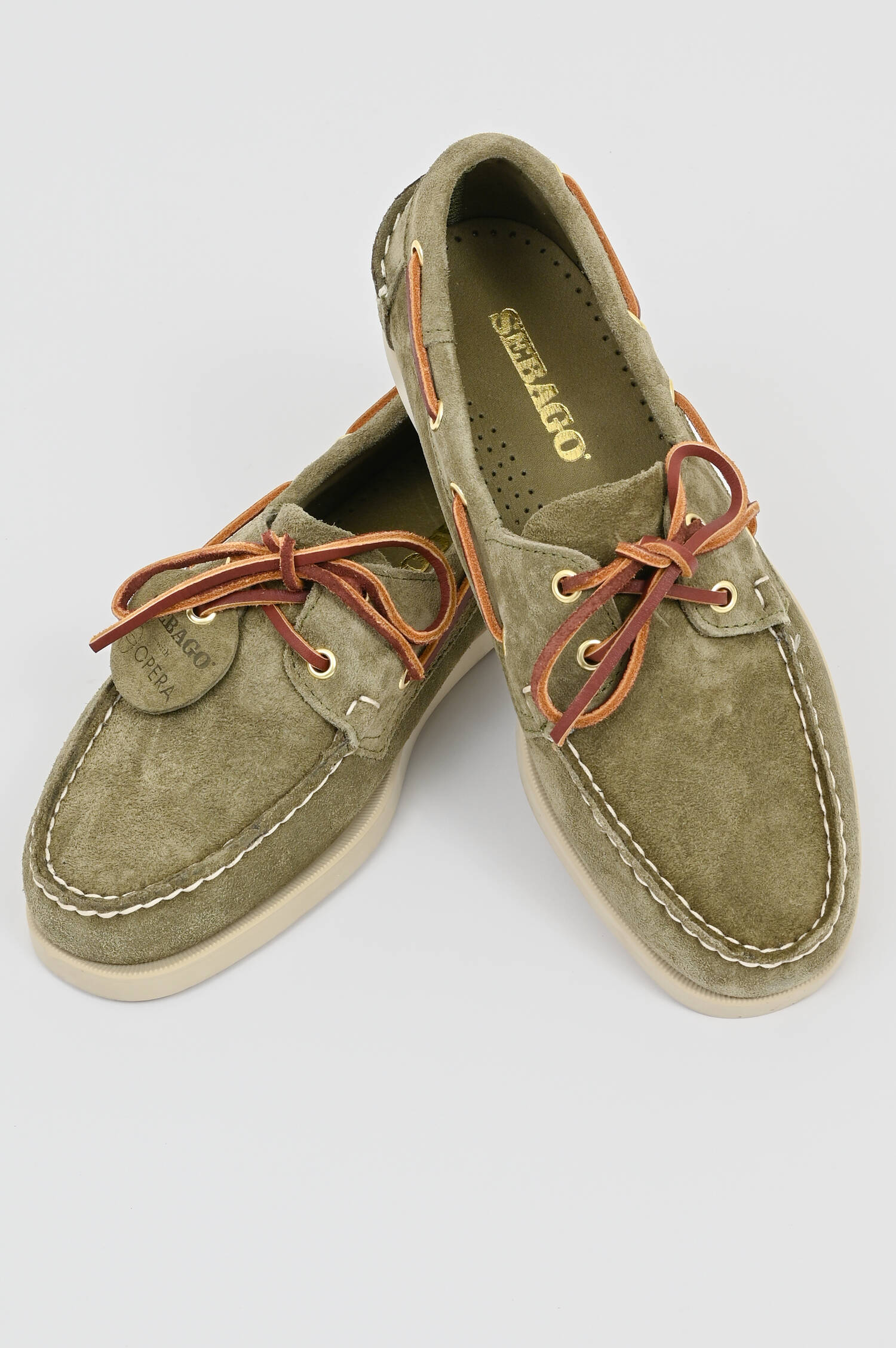 Velourslederschuh PORTLAND ARTISAN in Oliv