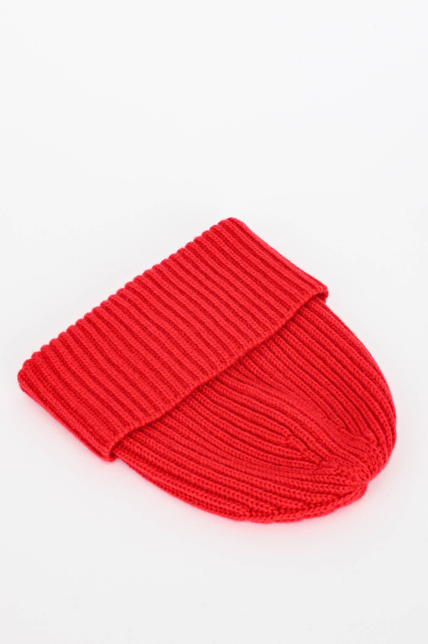 Maxi-Mütze aus Cariaggi Cashmere in Rot