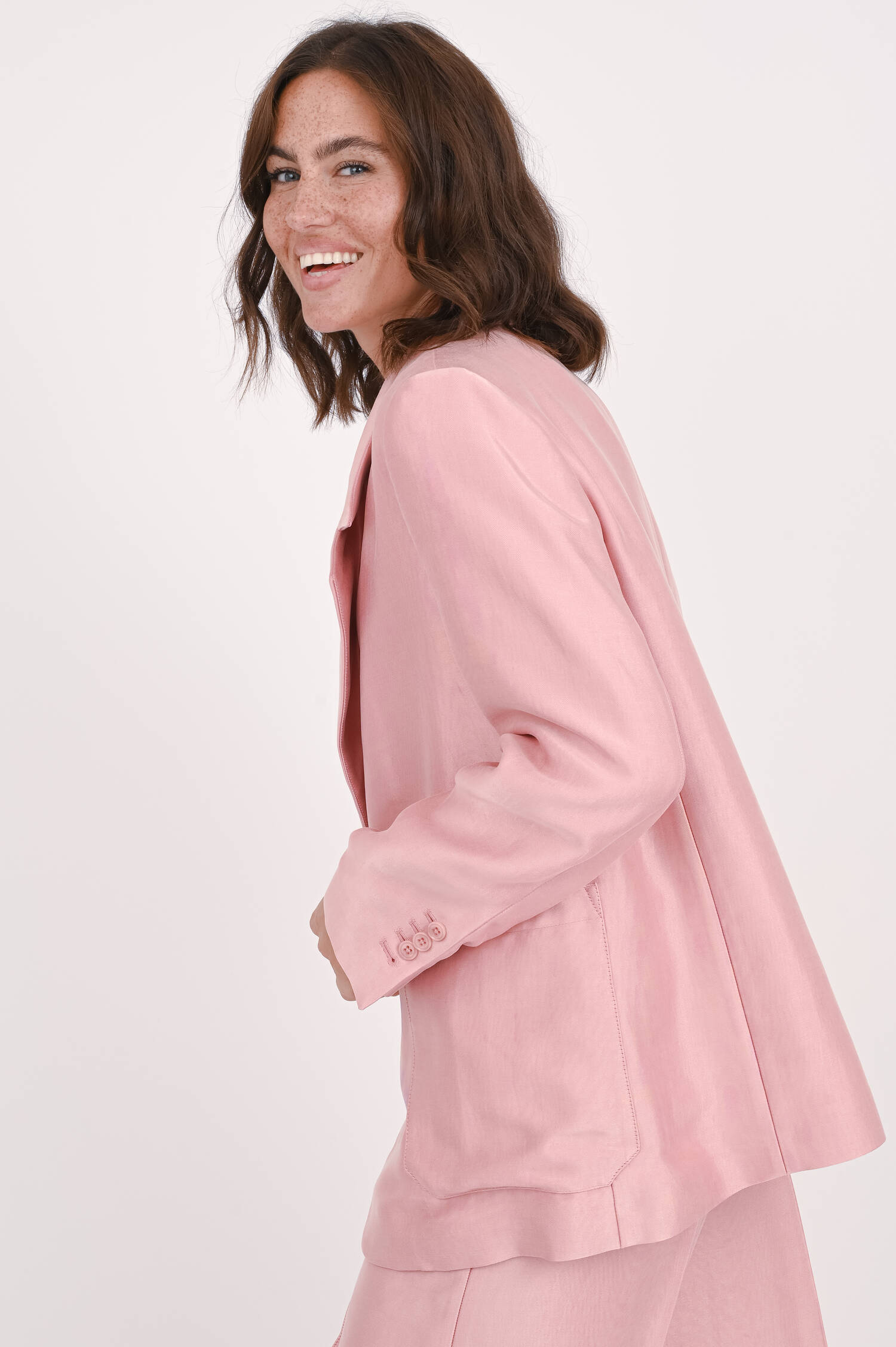 Oversize-Blazer in Soft Pink