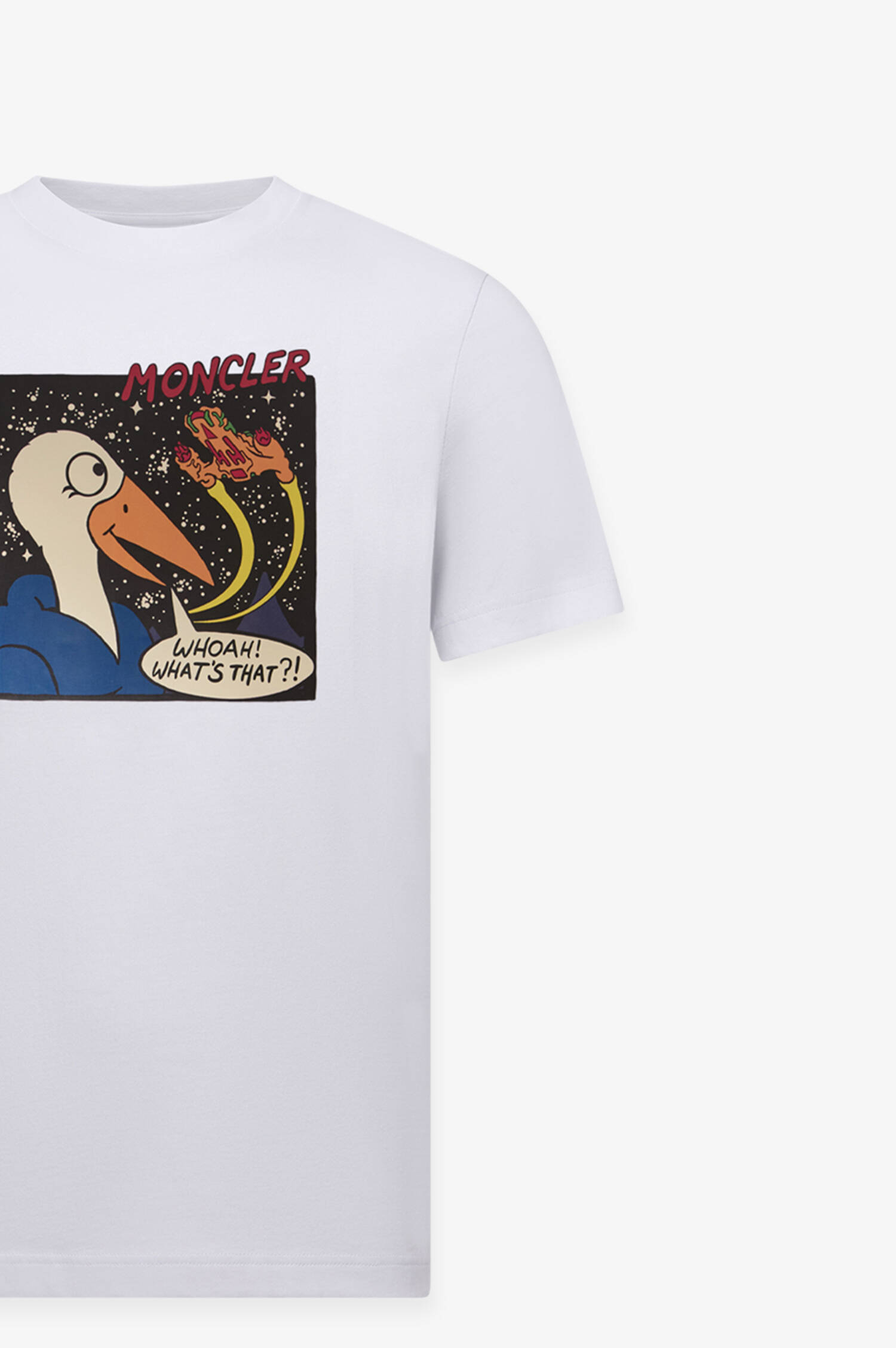 T-Shirt SPACE MON in Weiß