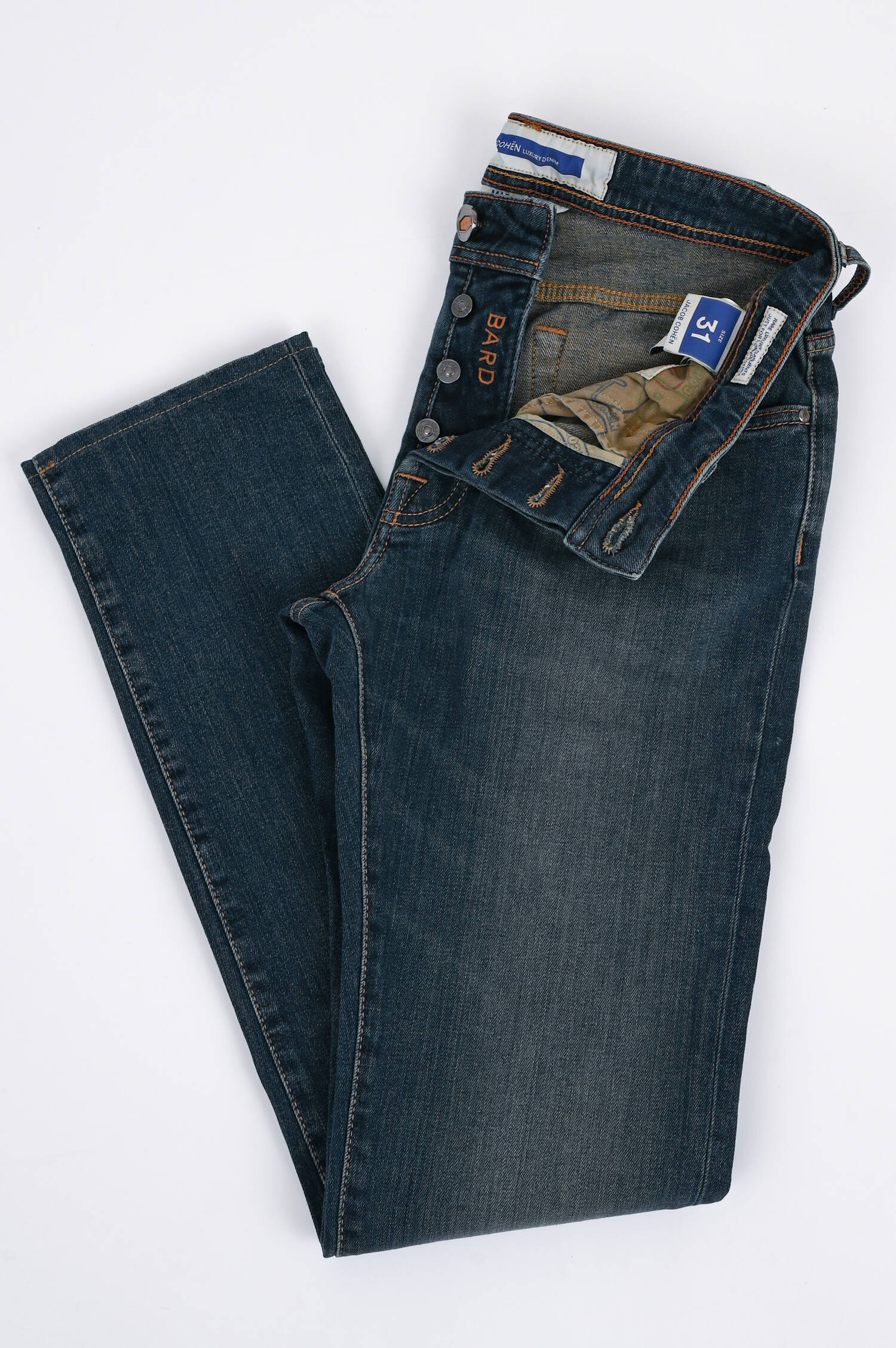 Slim Fit Jeans BARD in Mittelblau