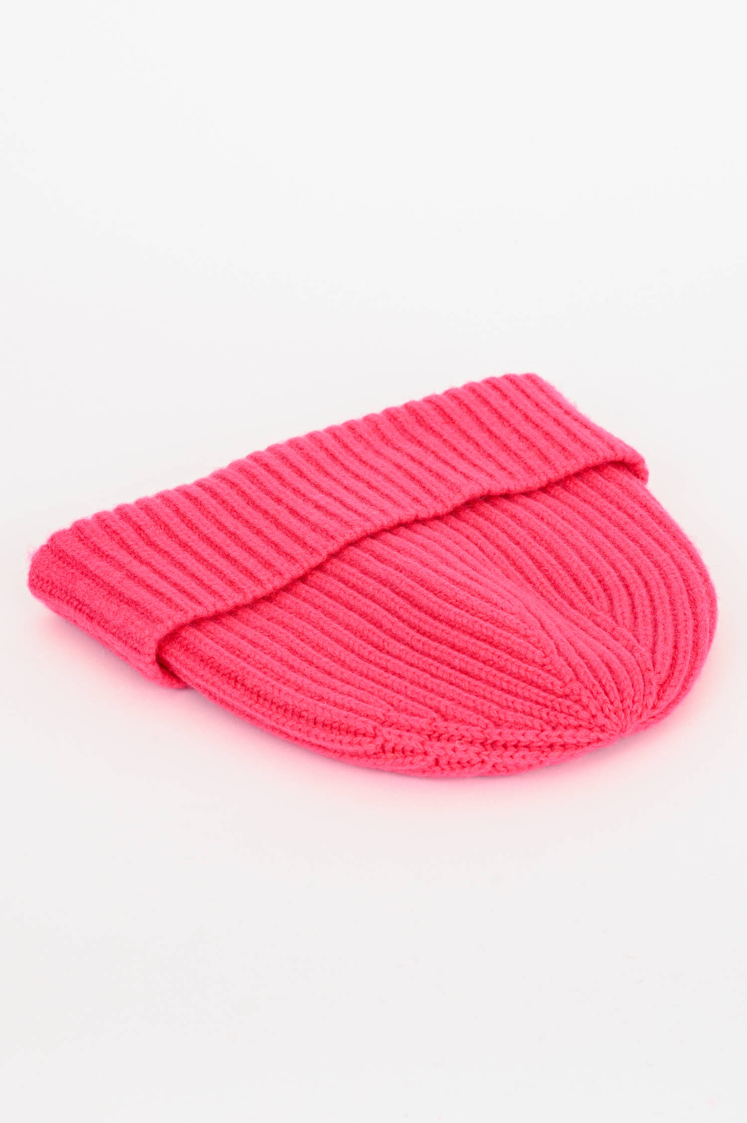 Midi-Mütze aus Cashmere in Berry