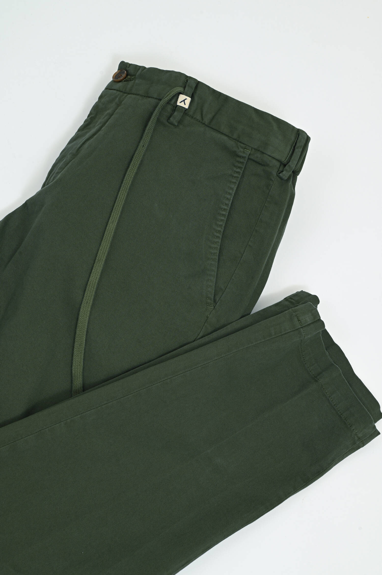 Hose aus Baumwolle in Oliv