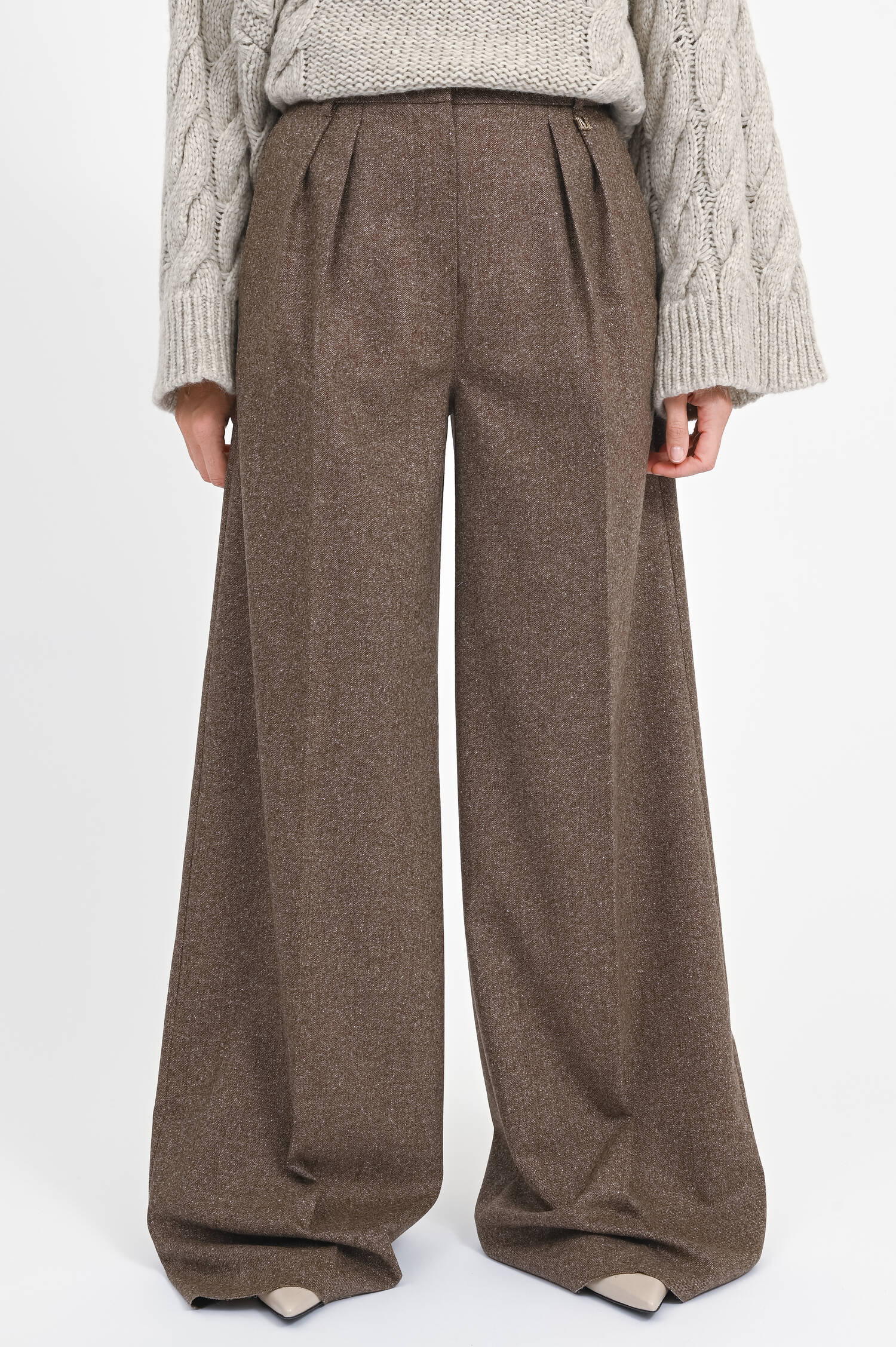 Wide-Leg Hose BRAVA in Taback