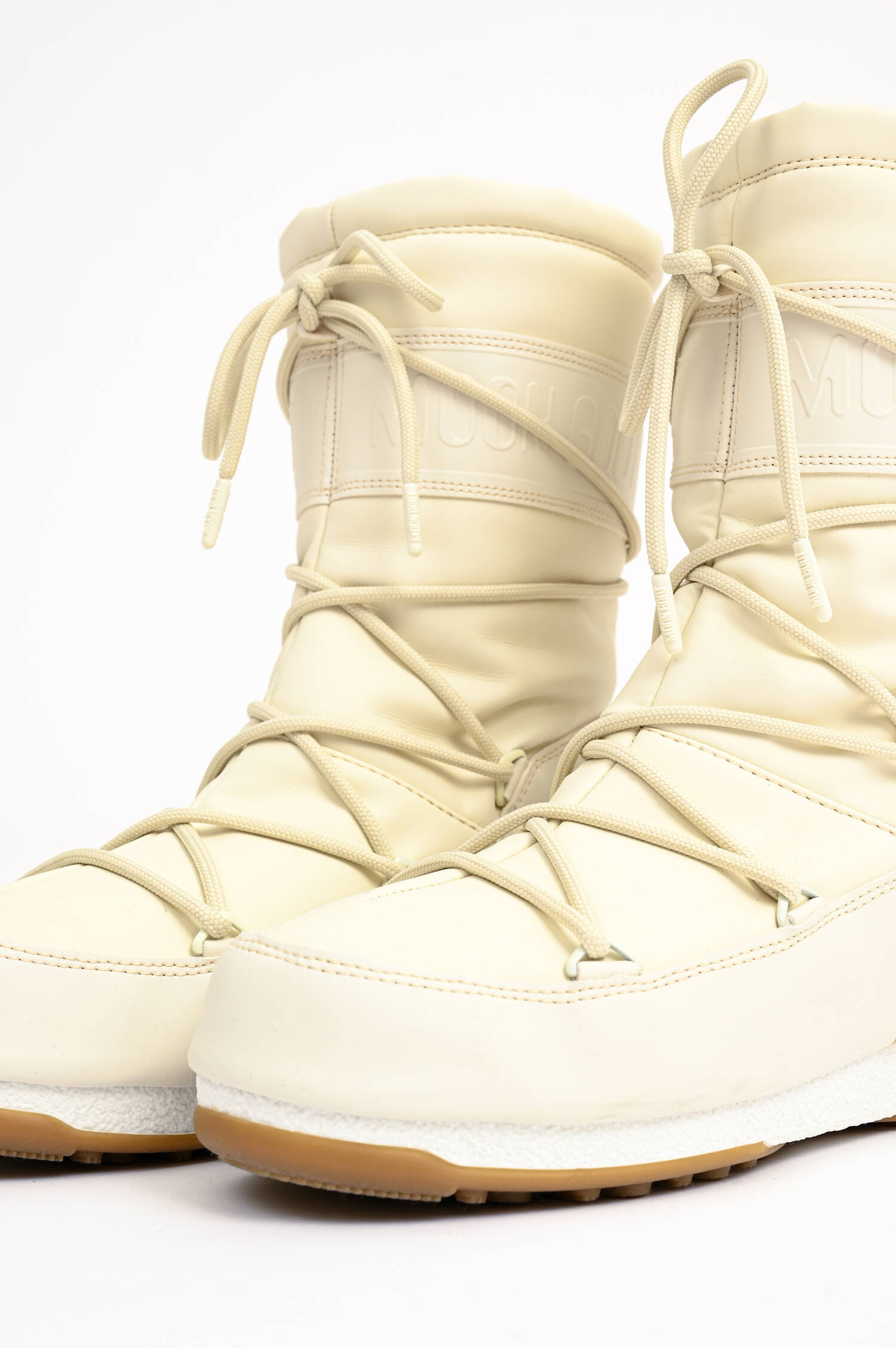 Winterboot MID RUBBER in Creme