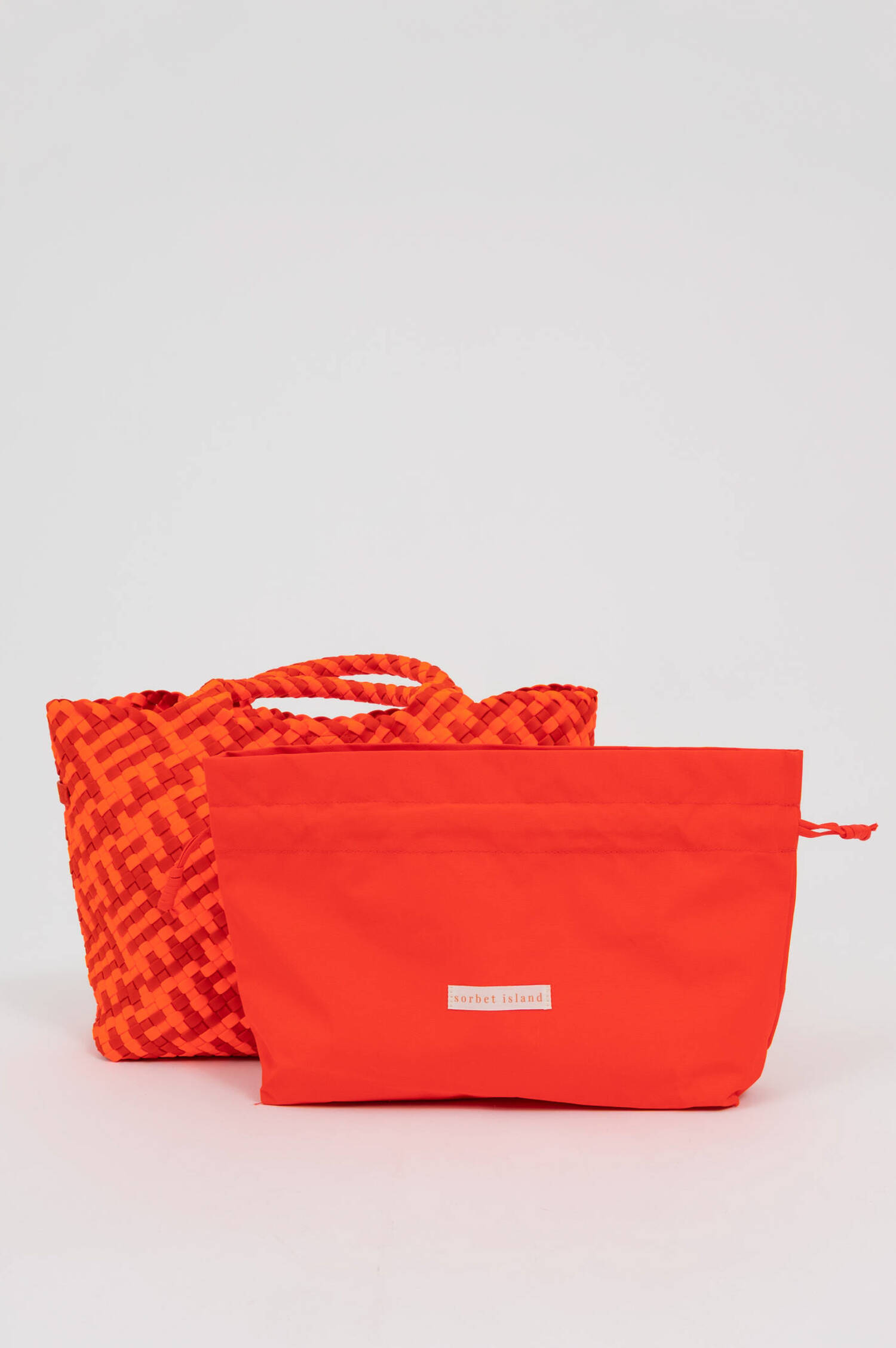 Neopren Tote Bag in Neonrot