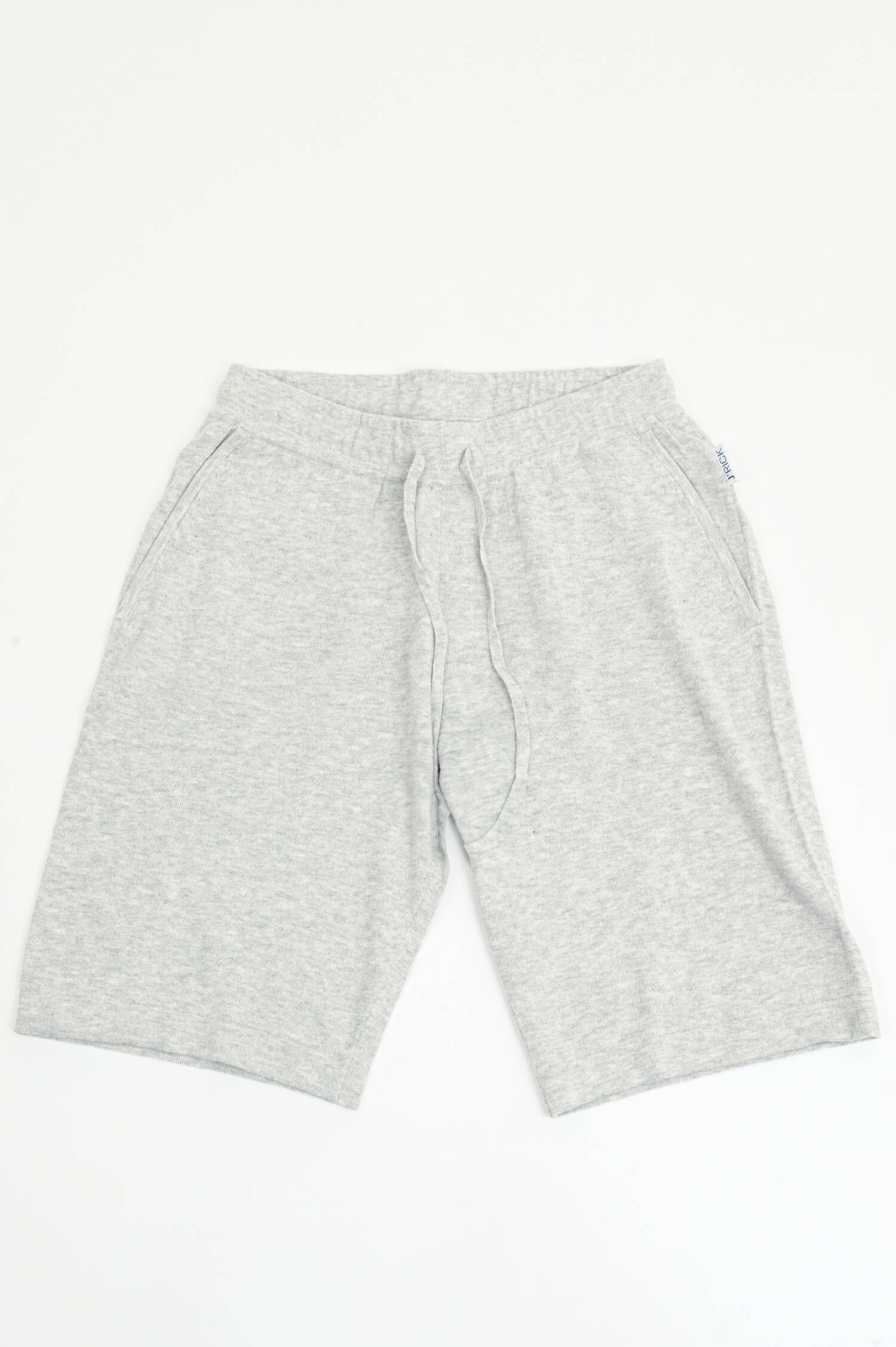 Baumwoll-Miy Shorts in Hellgrau