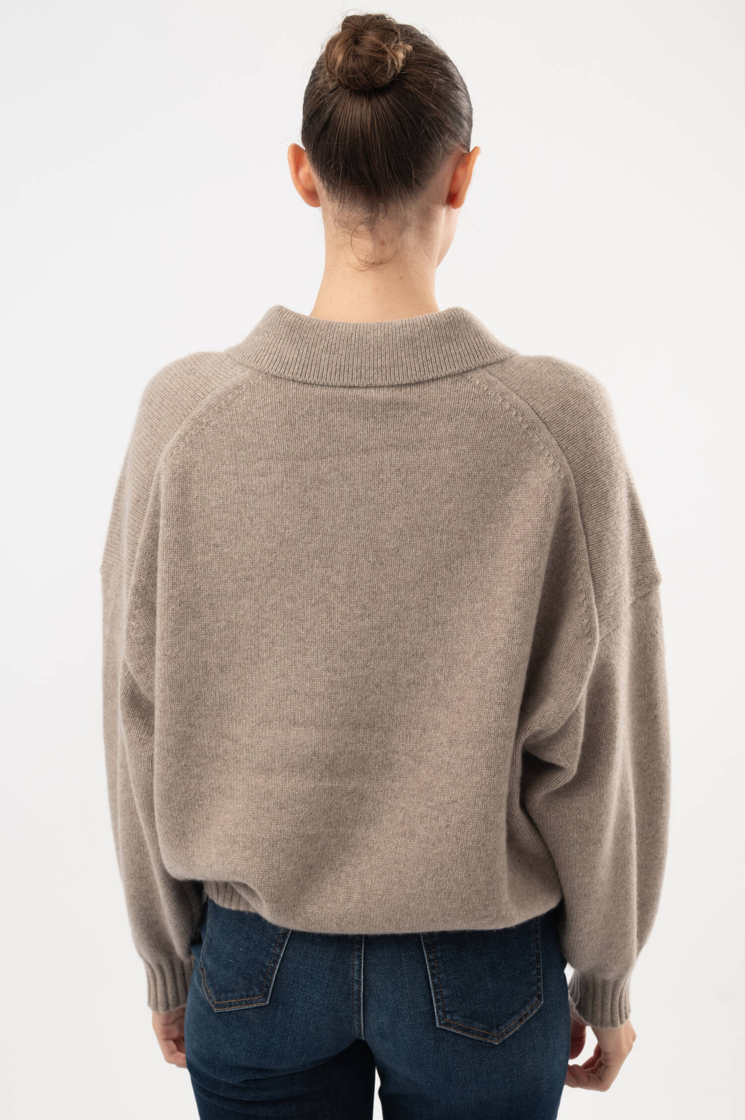 Cashmere-Pullover KINGS ROAD in Beige Cashmere-Pullover KINGS ROAD in Beige