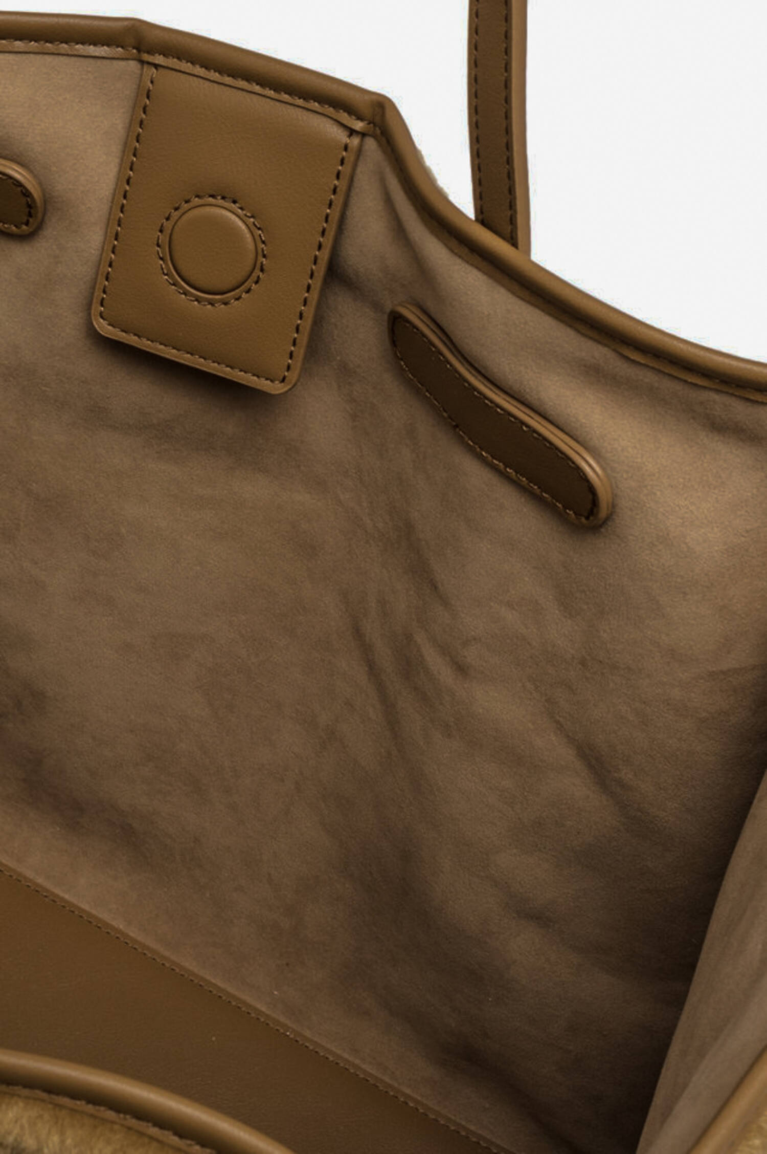 Tote Bag TEDDY in Karamellbraun