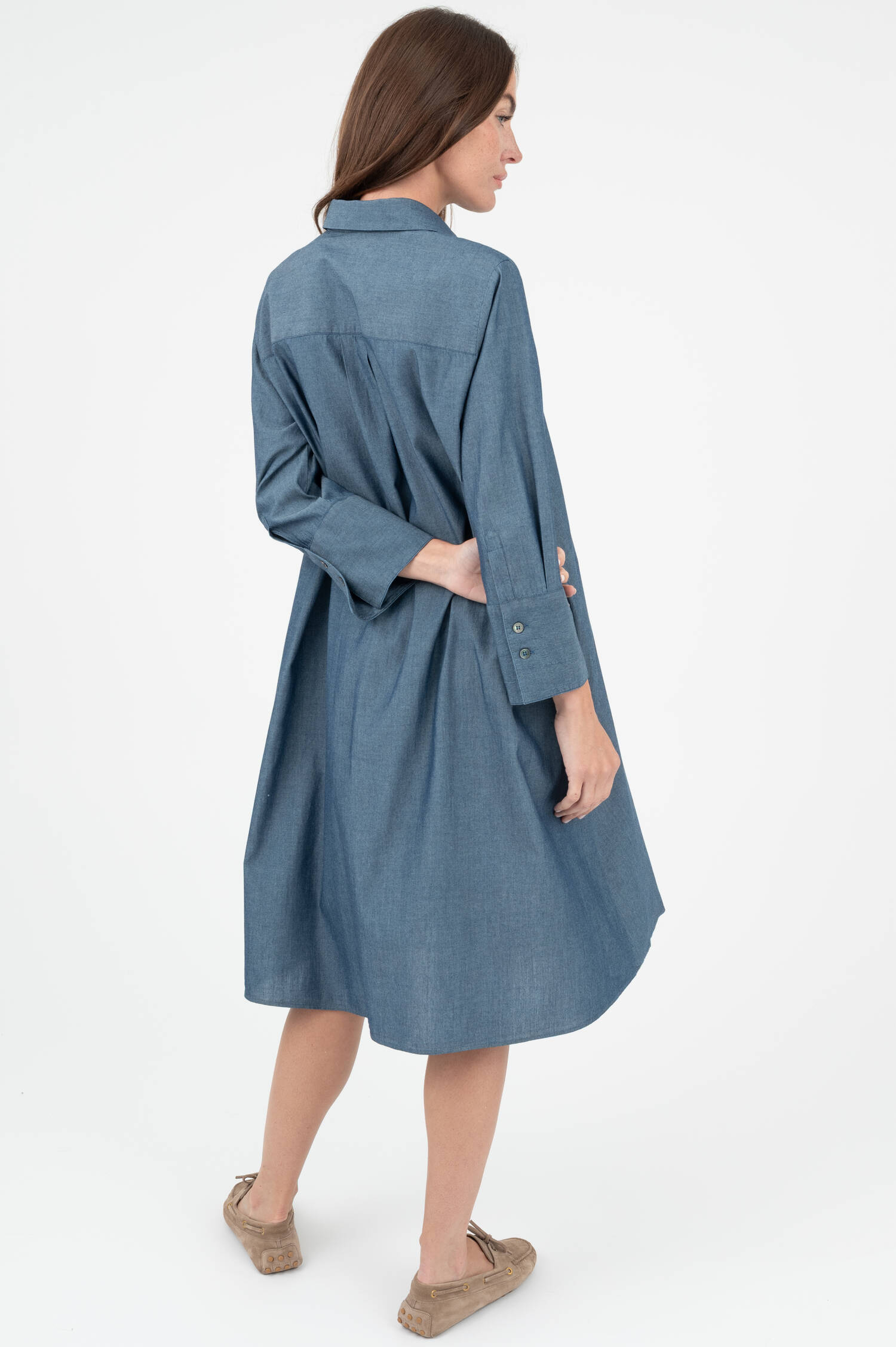 Kleid LENA in Dunkelblau meliert Kleid LENA in Dunkelblau meliert