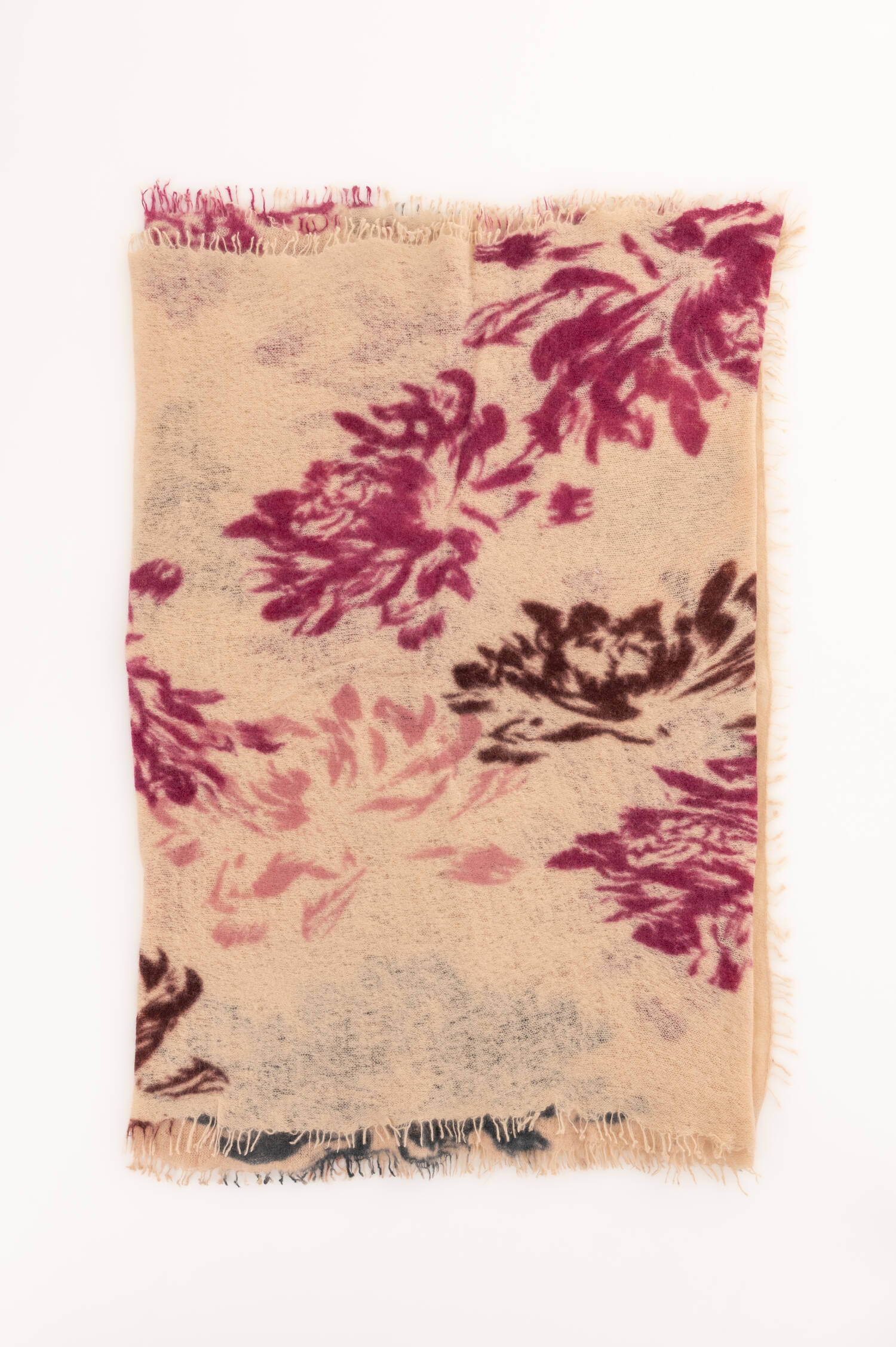 Cashmere Schal BOTANICA in Beige