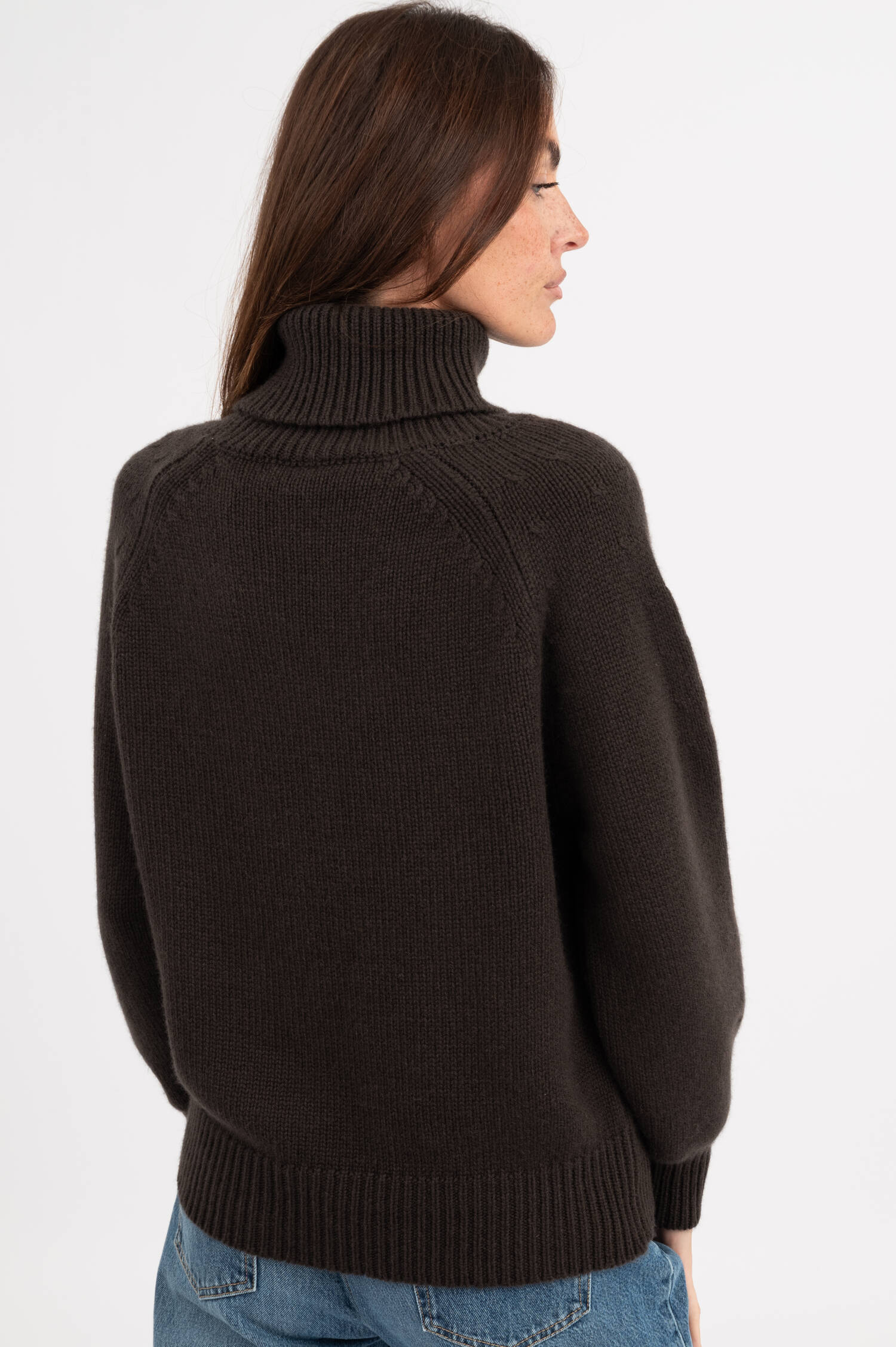 Cashmere Pullover in Dunkelbraun Cashmere Pullover in Dunkelbraun