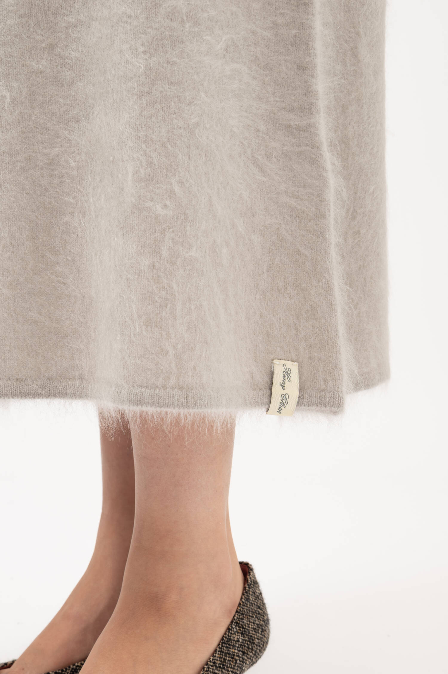 Cashmere Maxi-Rock in Grau Cashmere Maxi-Rock in Grau