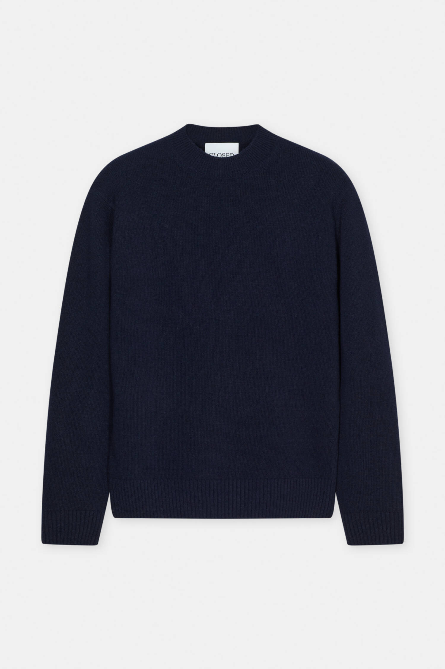 Wollpullover in Navy