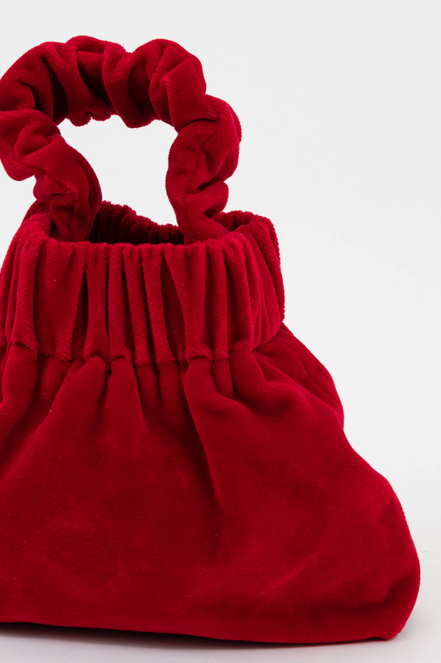 Samt Plush Bag in Rot