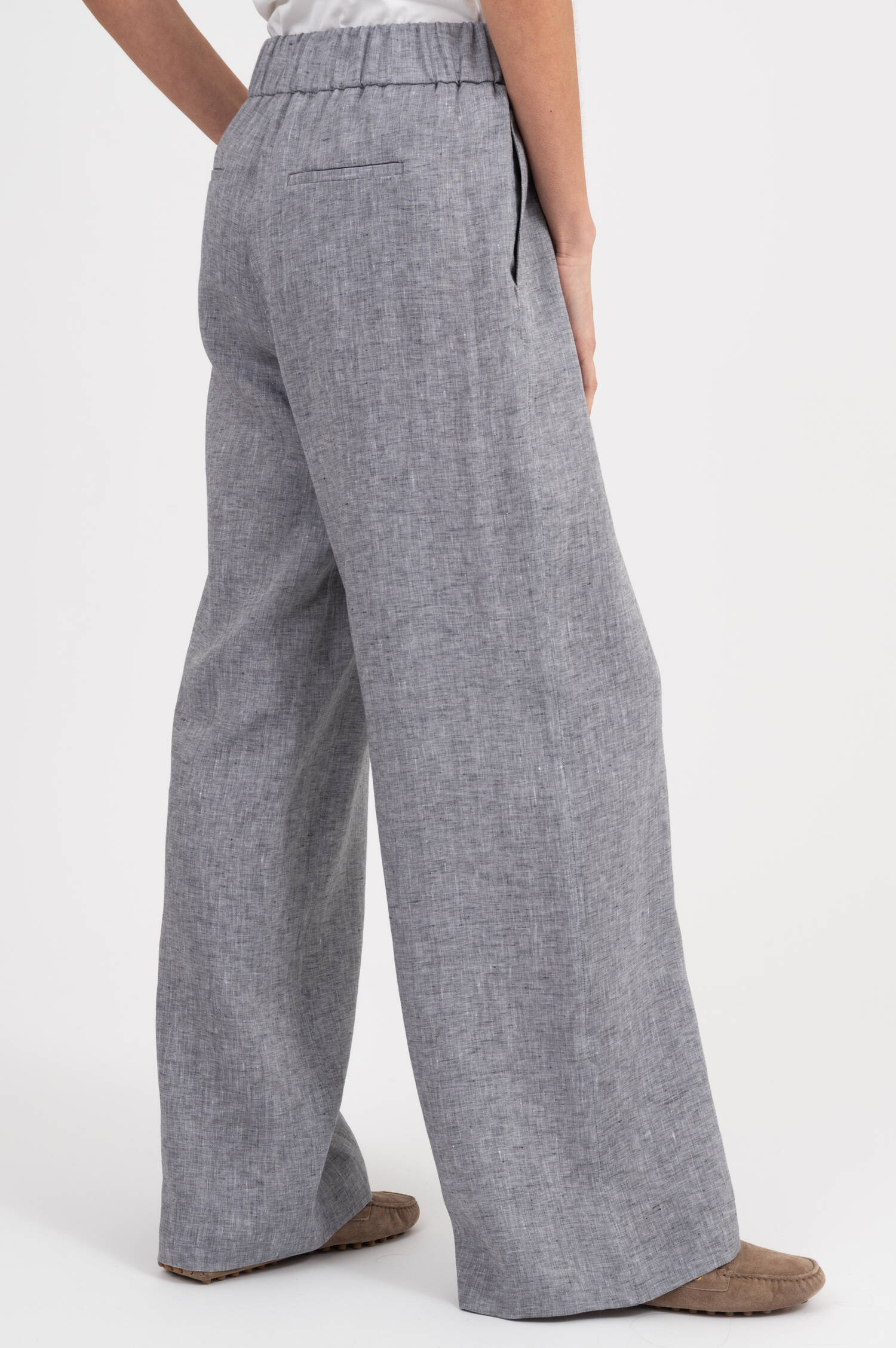 Hose in Blau meliert Hose in Blau meliert