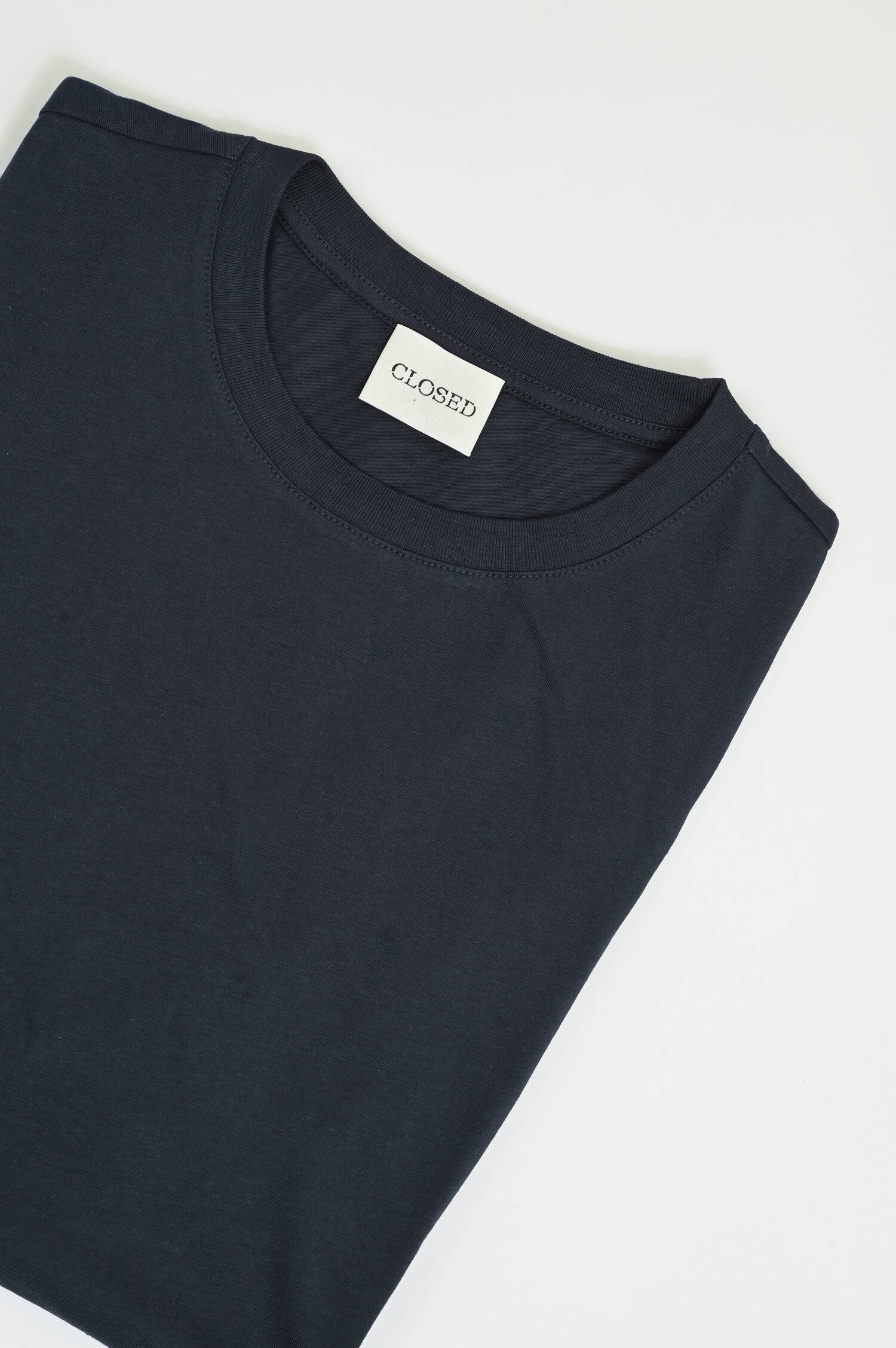 Basic Kurzarm-Shirt in Dark Night