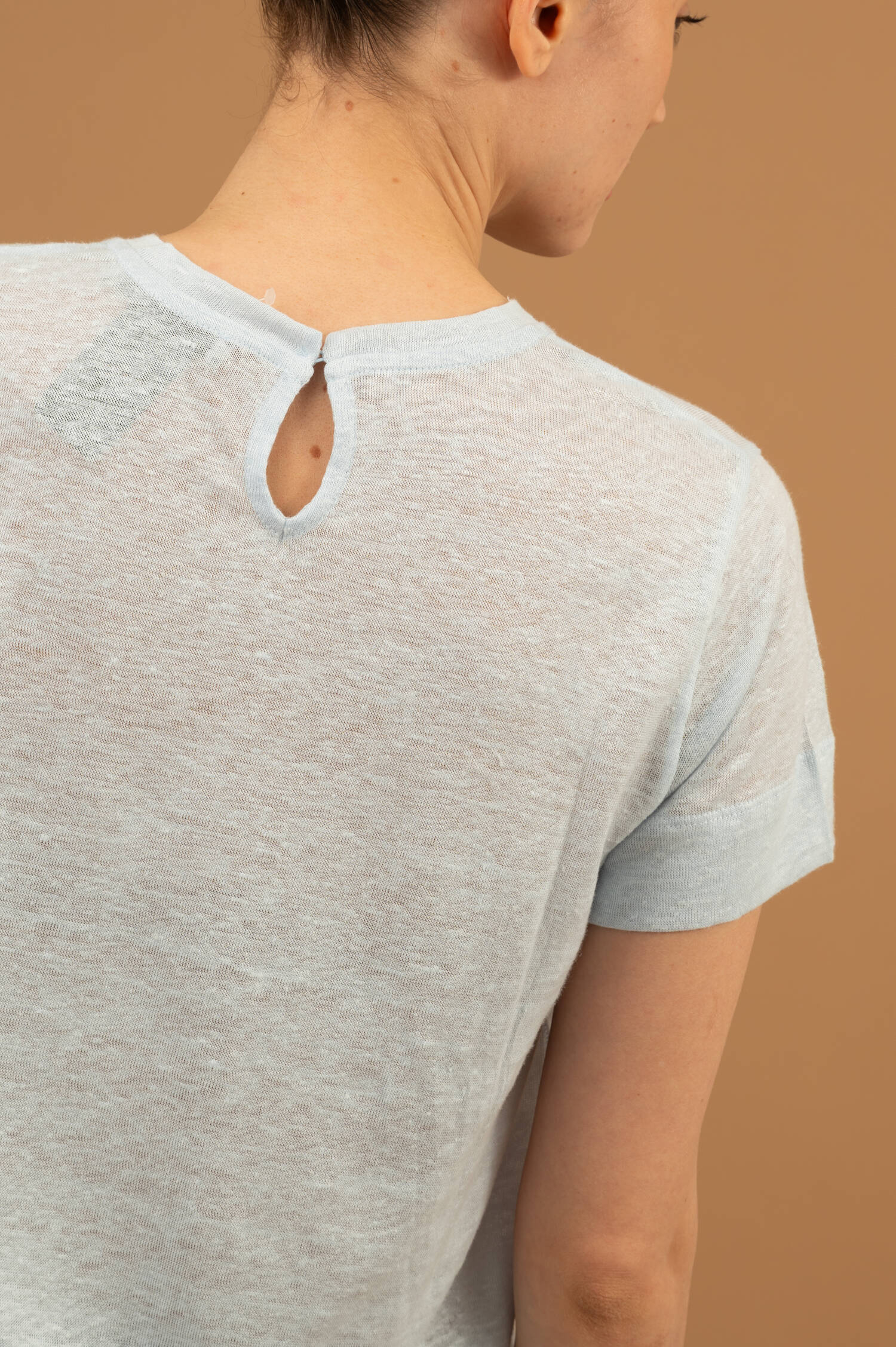 Hanf T-Shirt NATURAL EASE in Skyblau