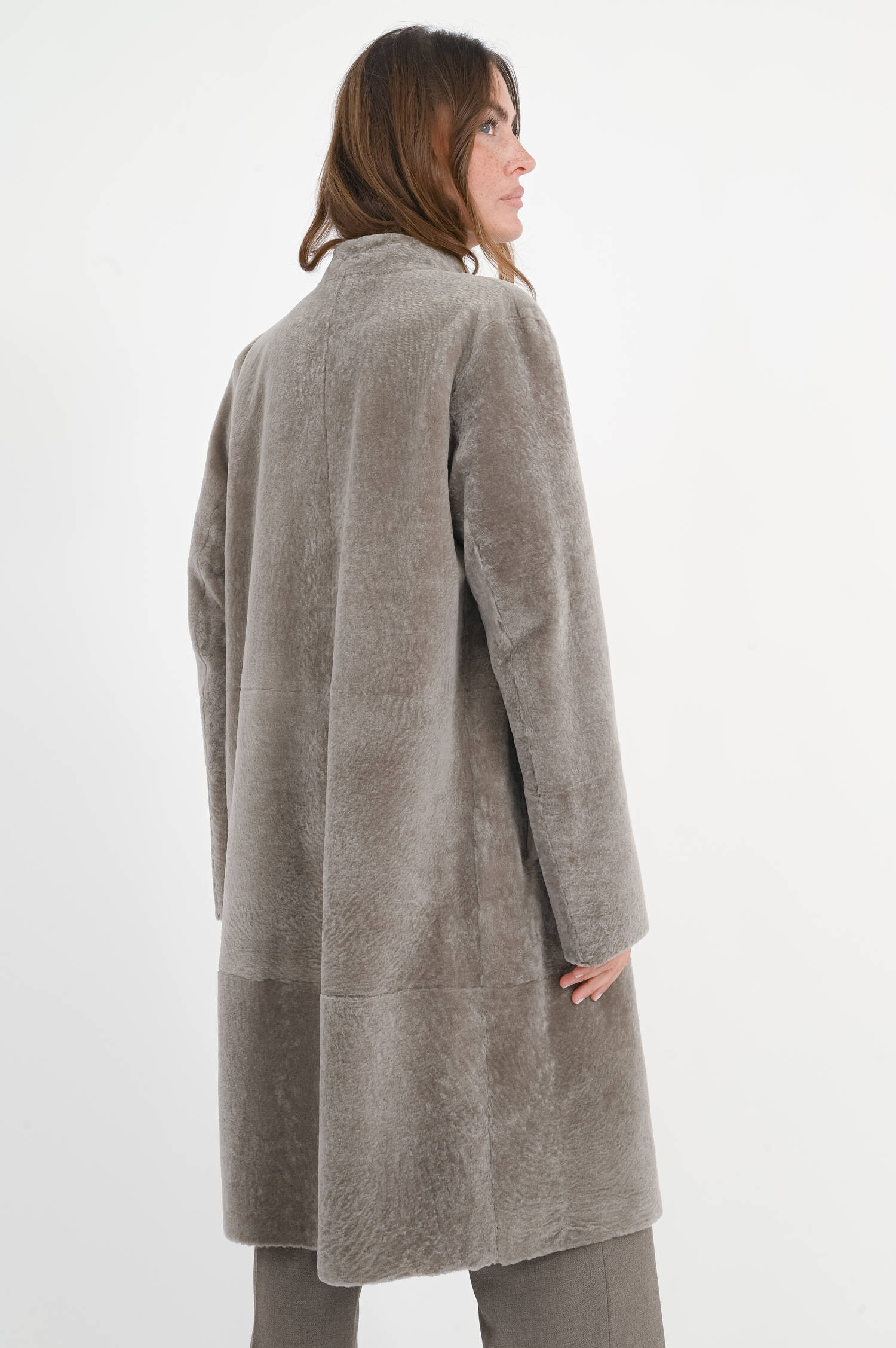 Lammfellmantel TESSA in Colombe Lammfellmantel TESSA in Colombe