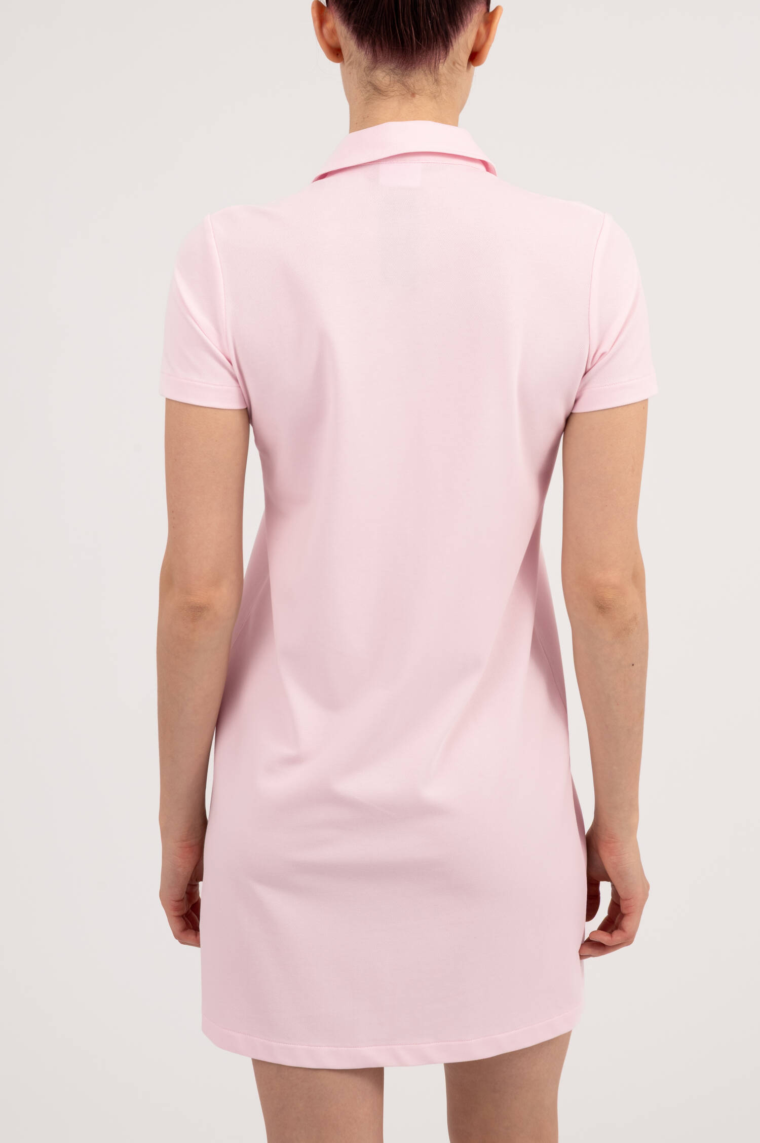 Pique Kleid in Hellrosa