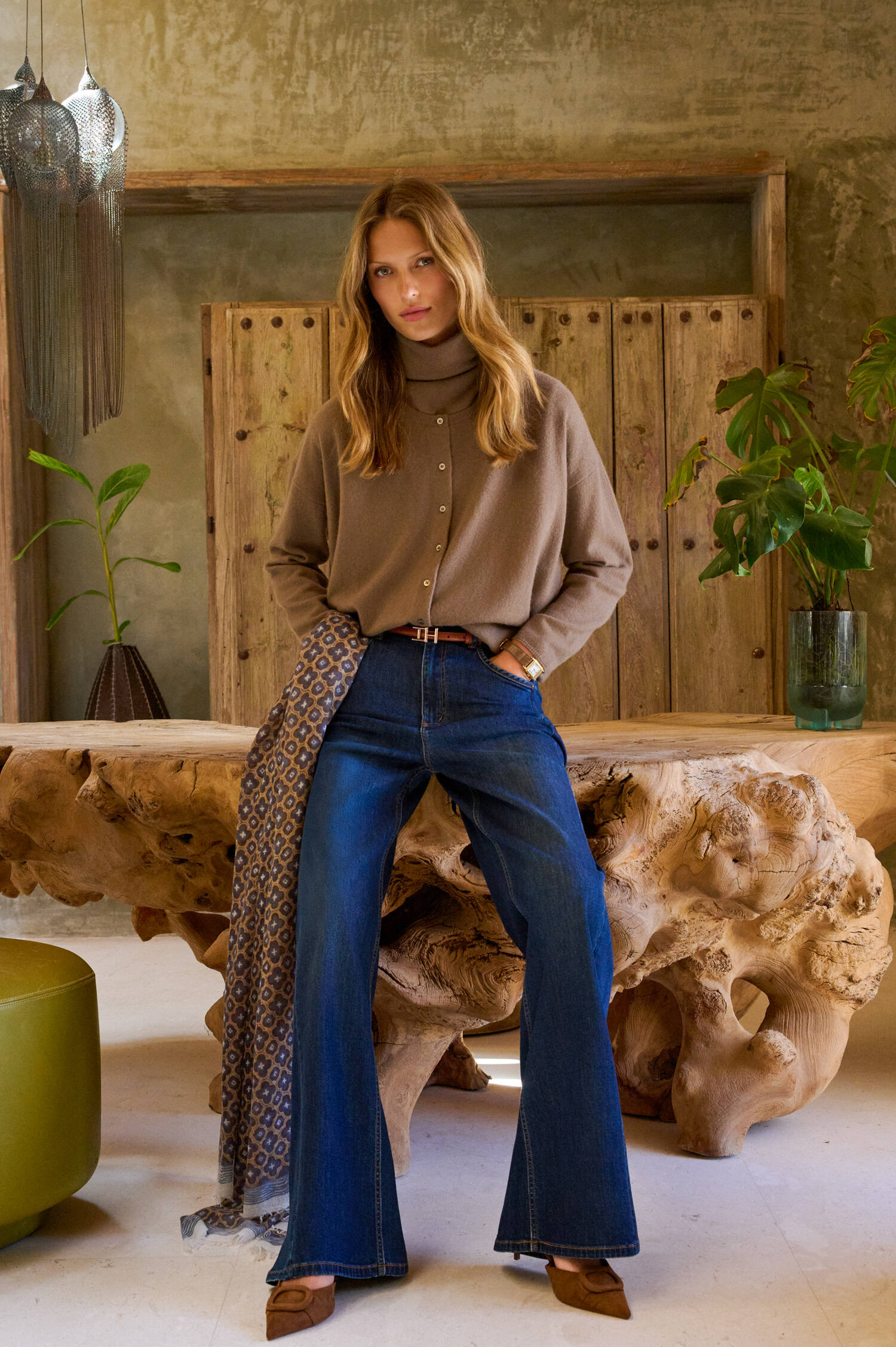 Cashmere-Cardigan in Braun Cashmere-Cardigan in Braun