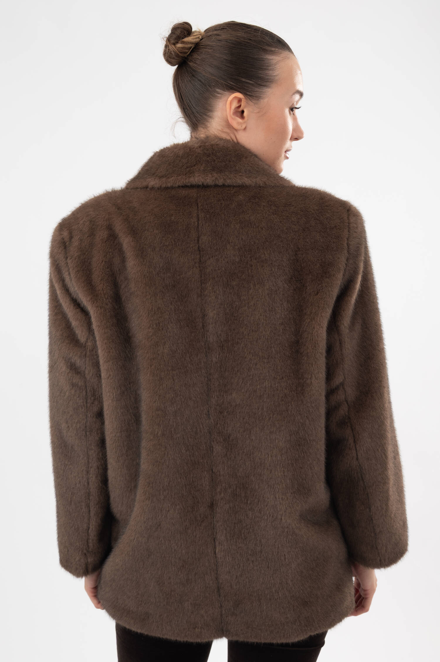 Faux-Fur-Jacke in Braun Faux-Fur-Jacke in Braun