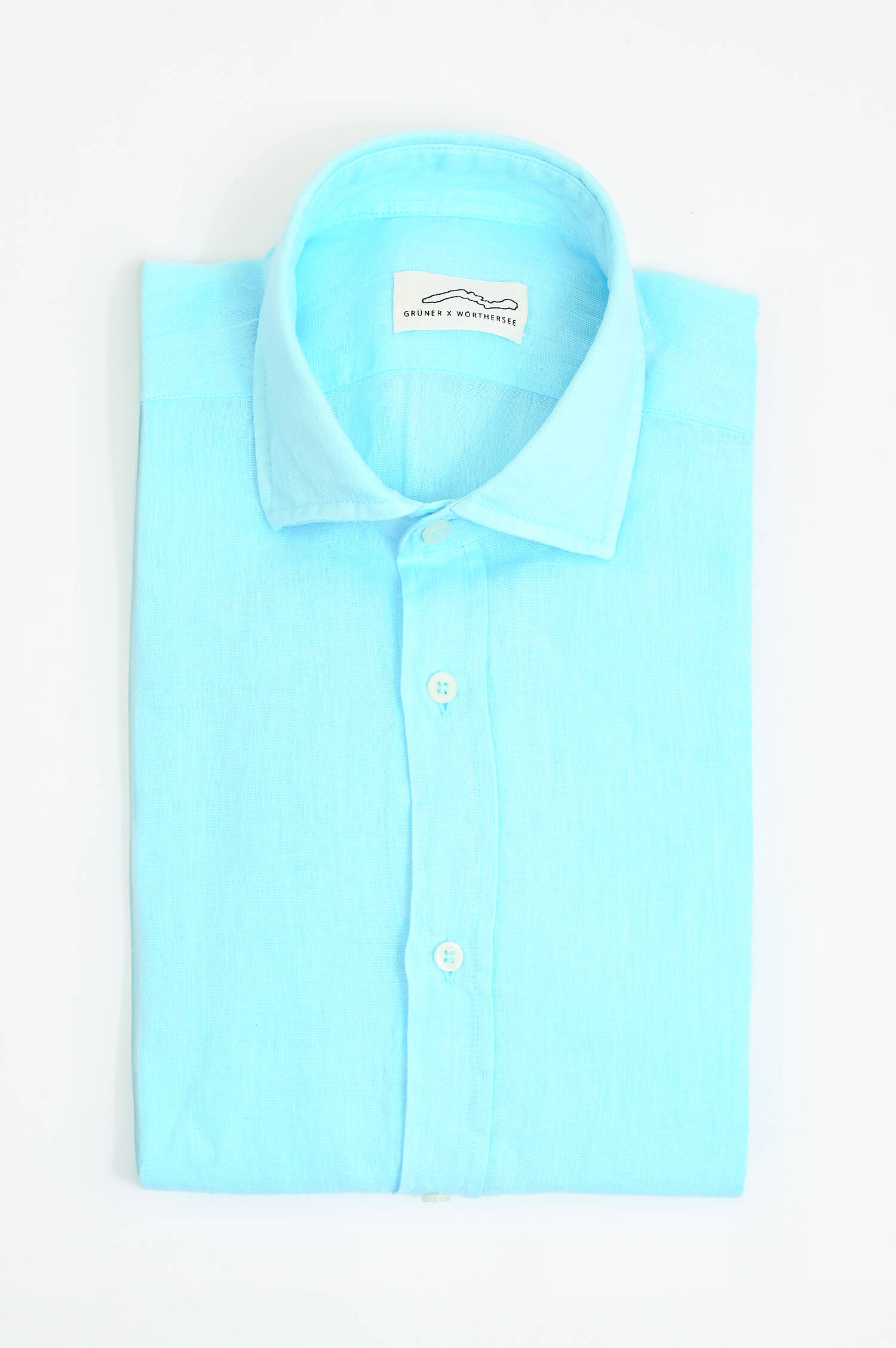 Leinenhemd in hellem Türkis Leinenhemd in hellem Türkis
