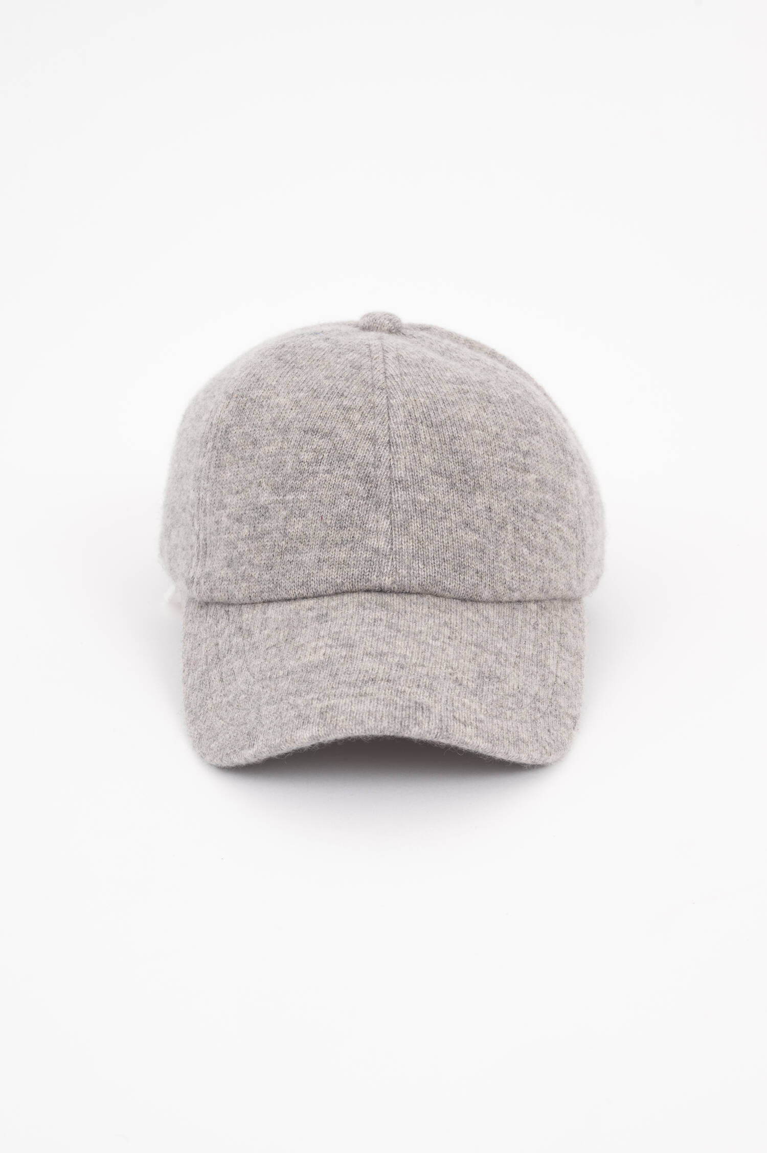 Cashmere Basecap in Grau