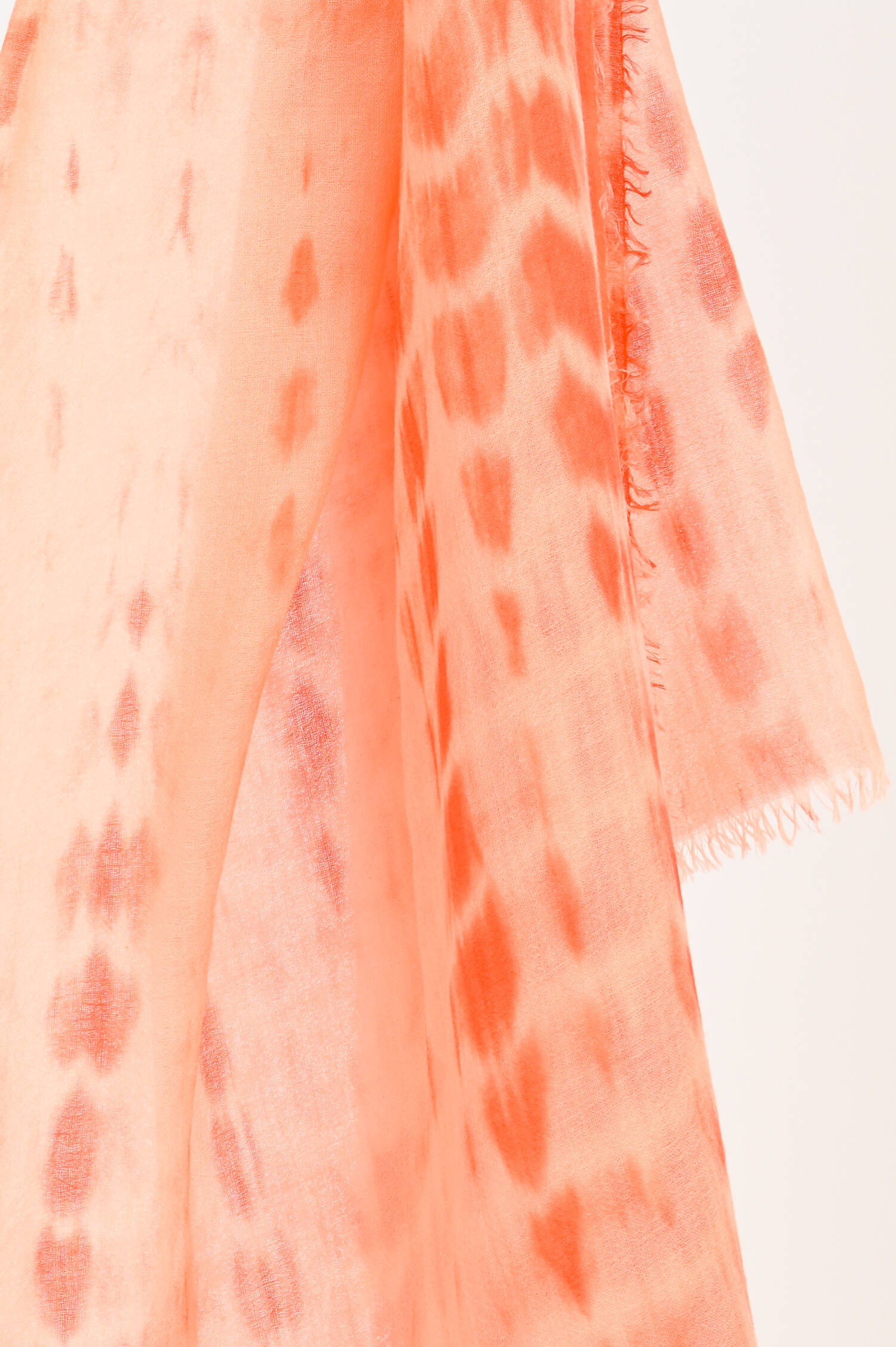 Tuch ACID in Orange gemustert