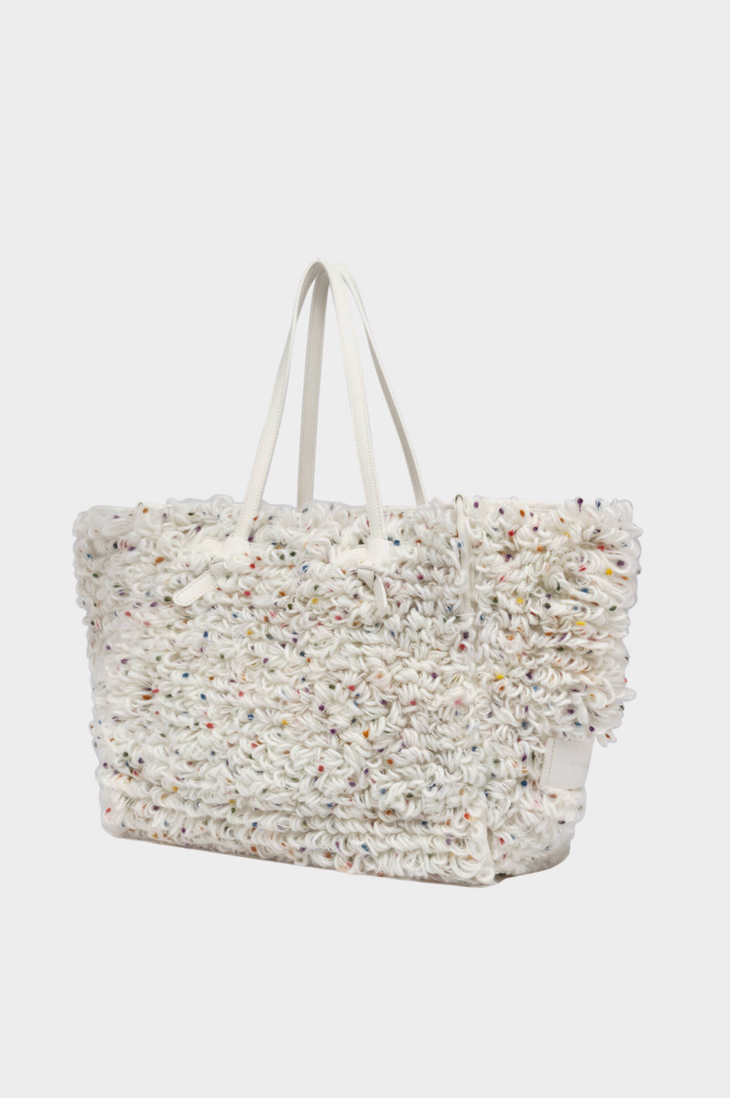 Tote Bag CRAZY in Weiß/Multicolor