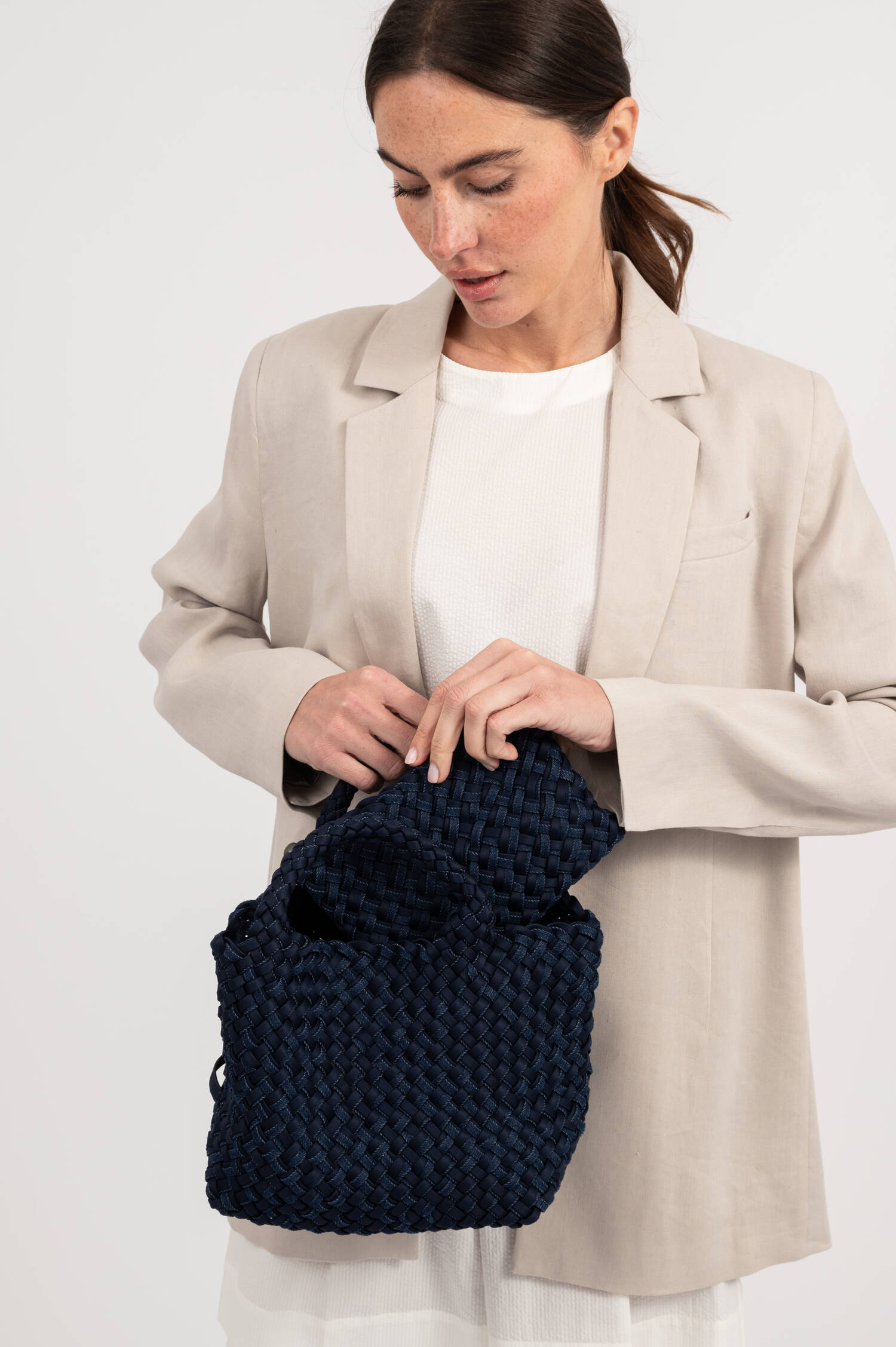 Handtasche ST.BARTH SMALL in Navy