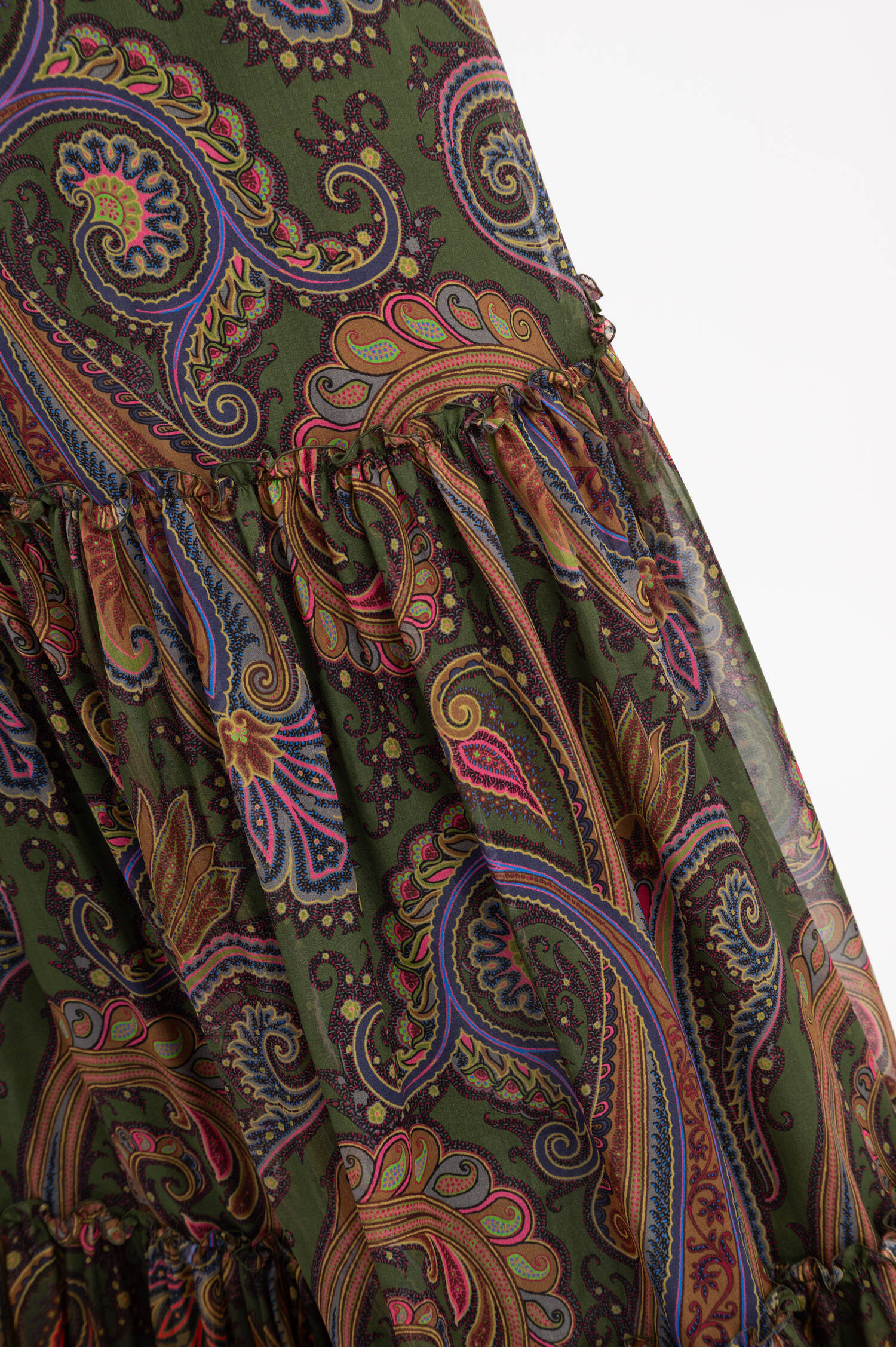 Maxi-Rock mit Paisleyprint in Grün Maxi-Rock mit Paisleyprint in Grün
