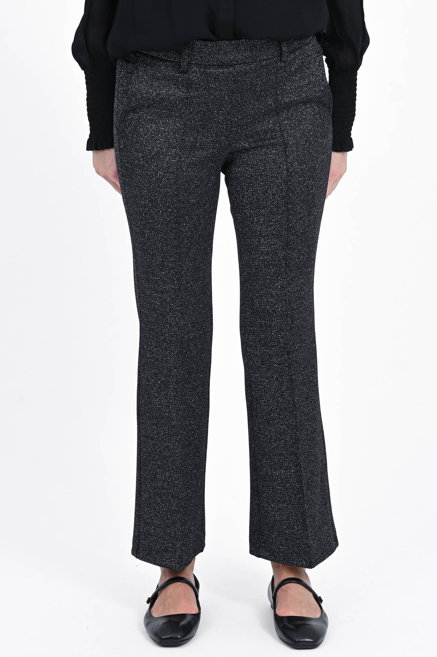 Hose mit Glitzer Optik in Black/Silver Hose mit Glitzer Optik in Black/Silver