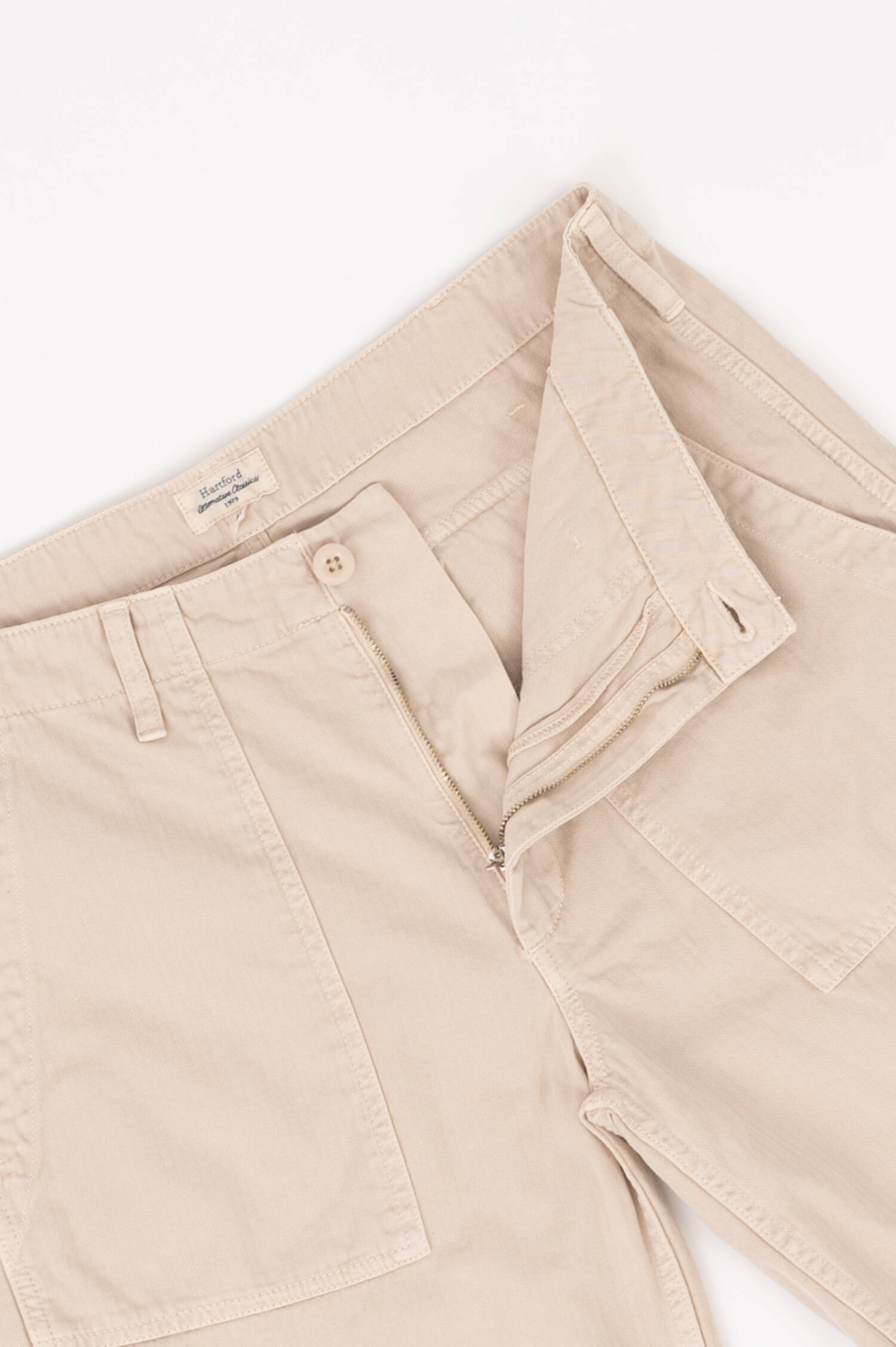 Bermudashort in Beige