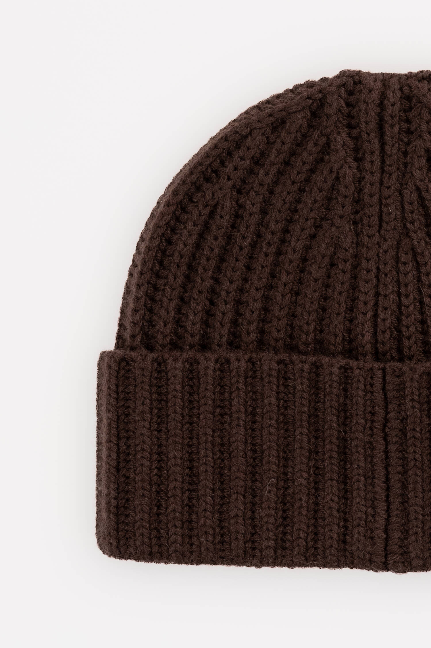 Woll-Cashmere-Beanie in Braun Woll-Cashmere-Beanie in Braun
