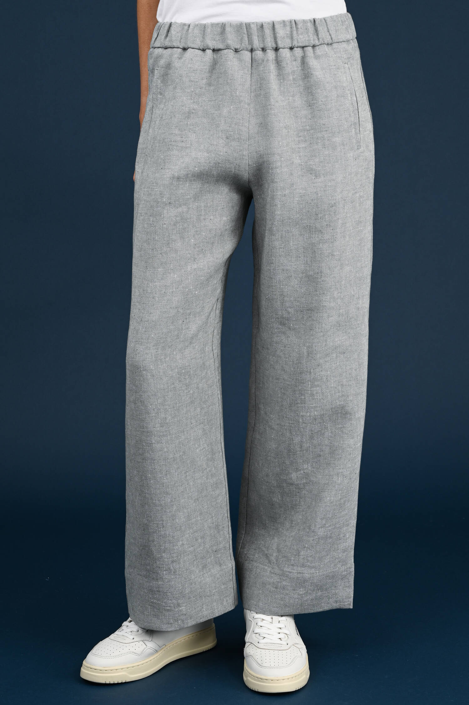 Leinenschlupfhose in Powder Blue