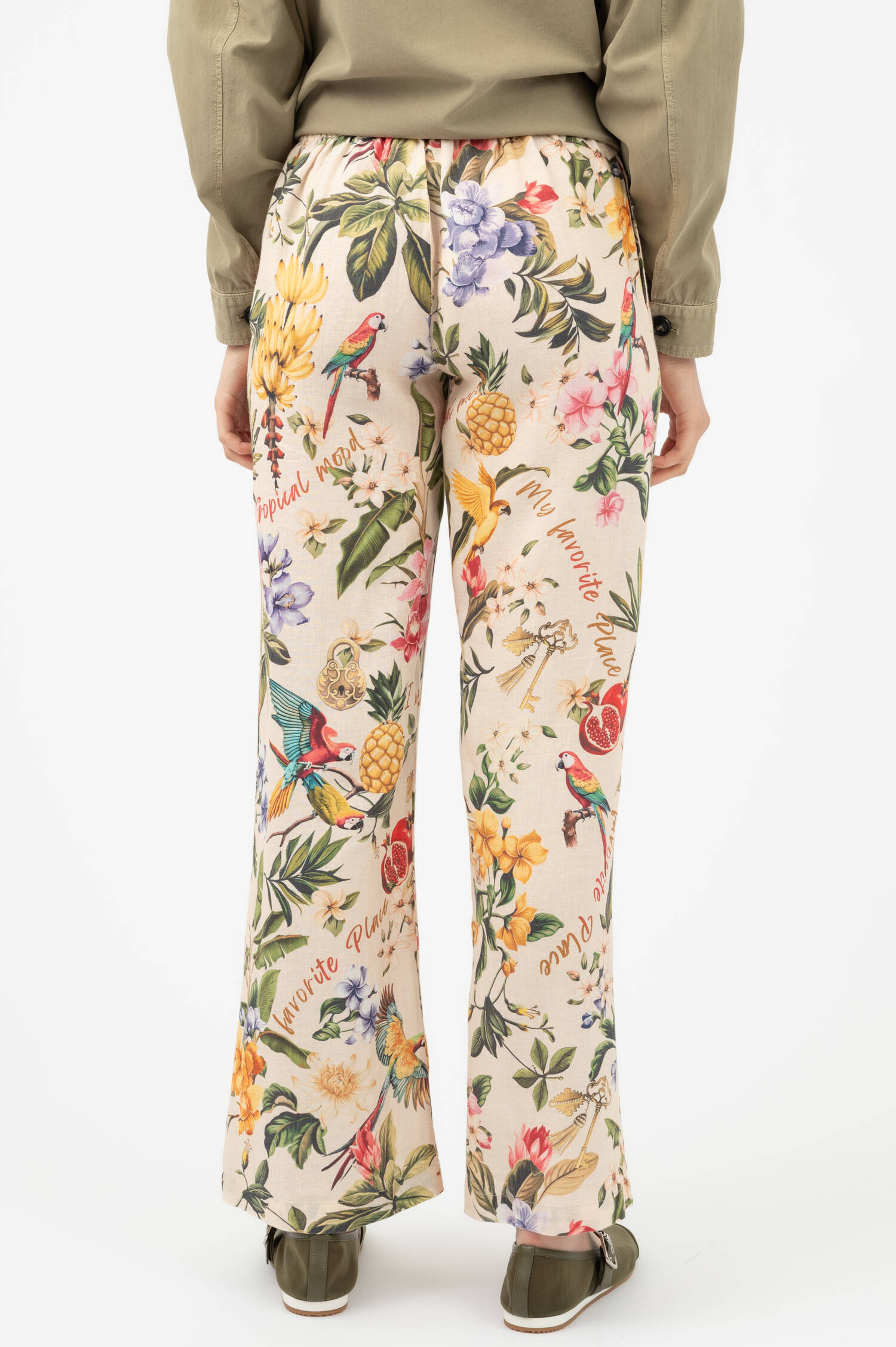 Leinenschlupfhose TROPICAL in Beige Leinenschlupfhose TROPICAL in Beige