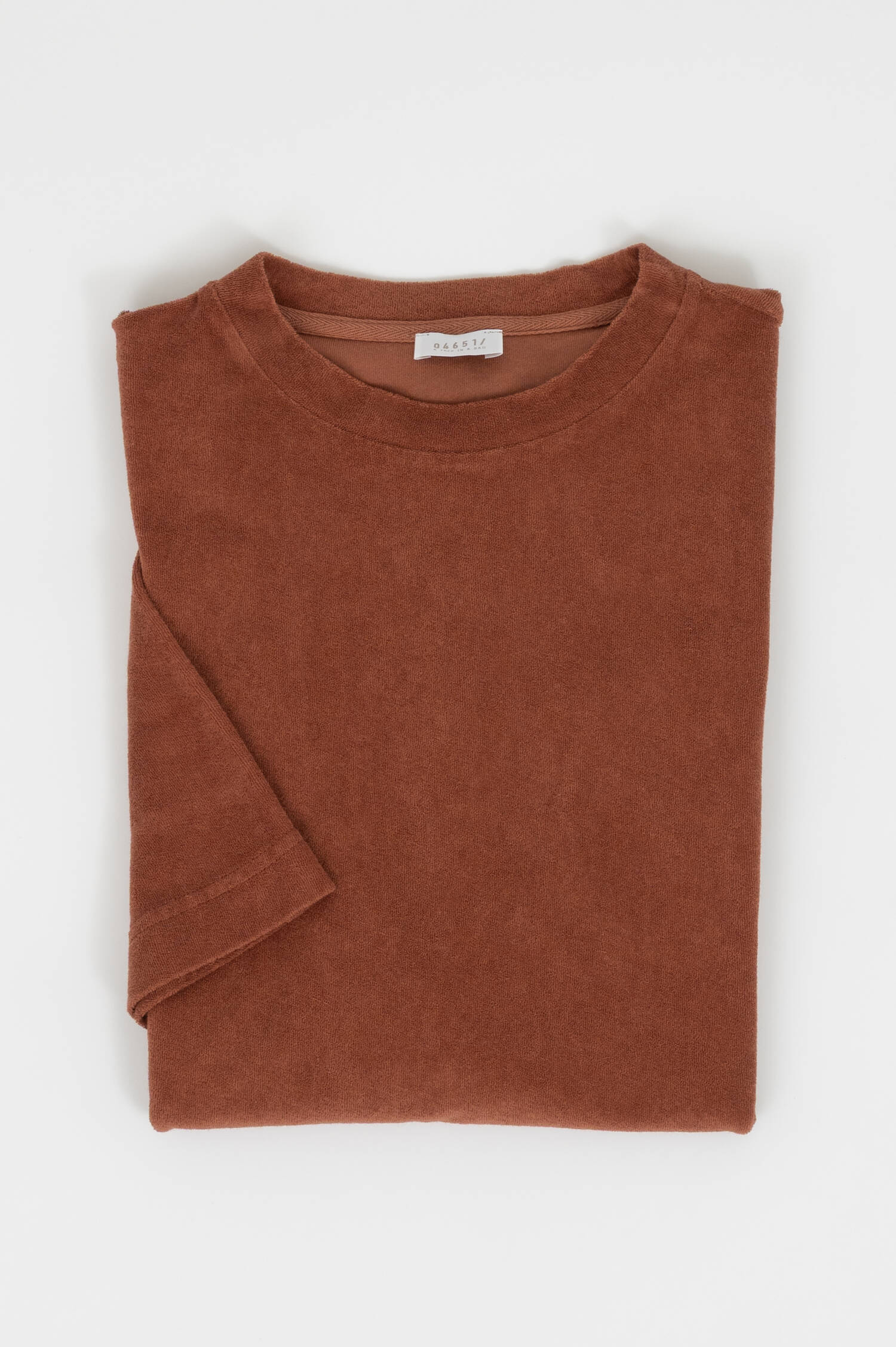 Frottee T-Shirt TERRY TEE in Terracotta